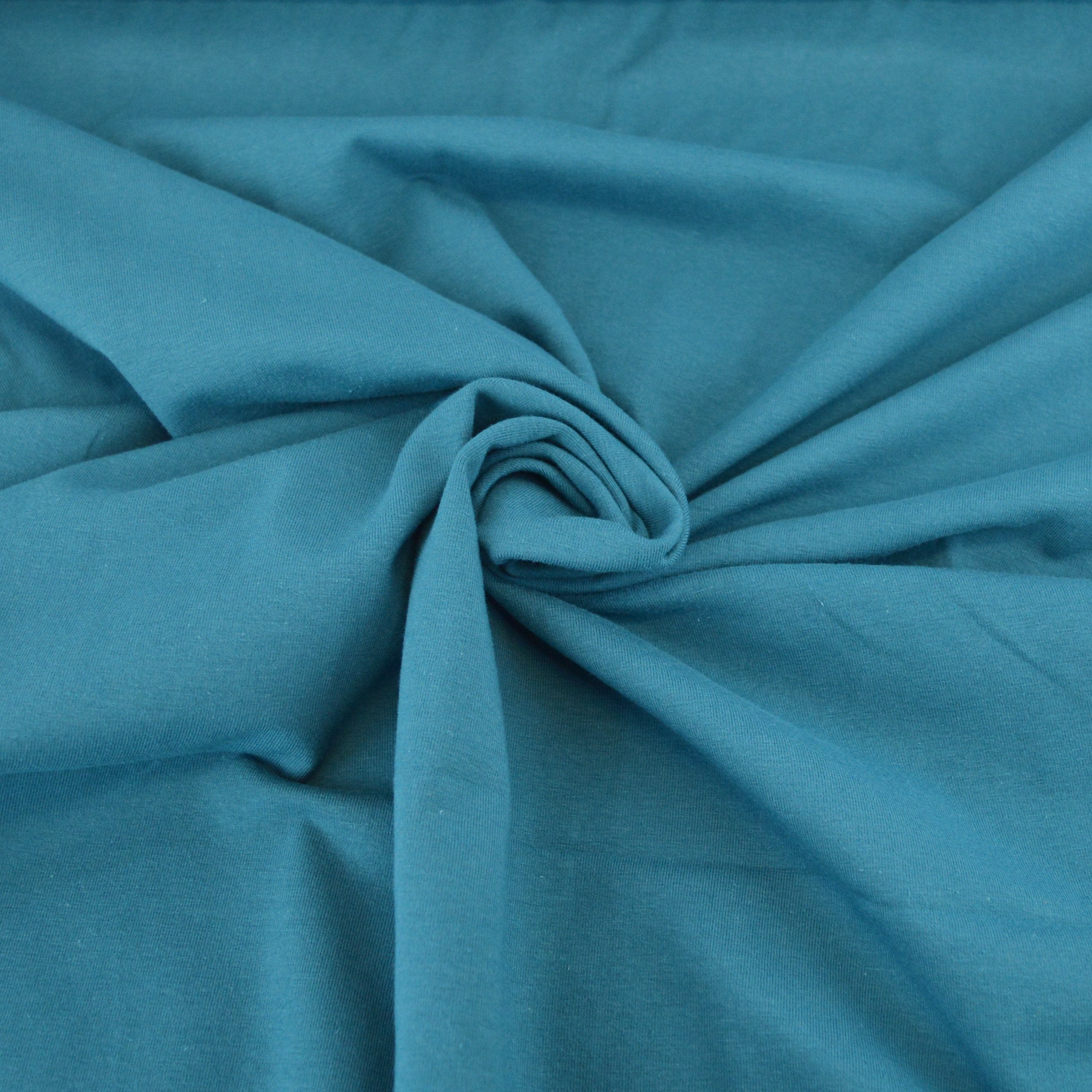 Baumwolljersey - Petrol - poshpinks