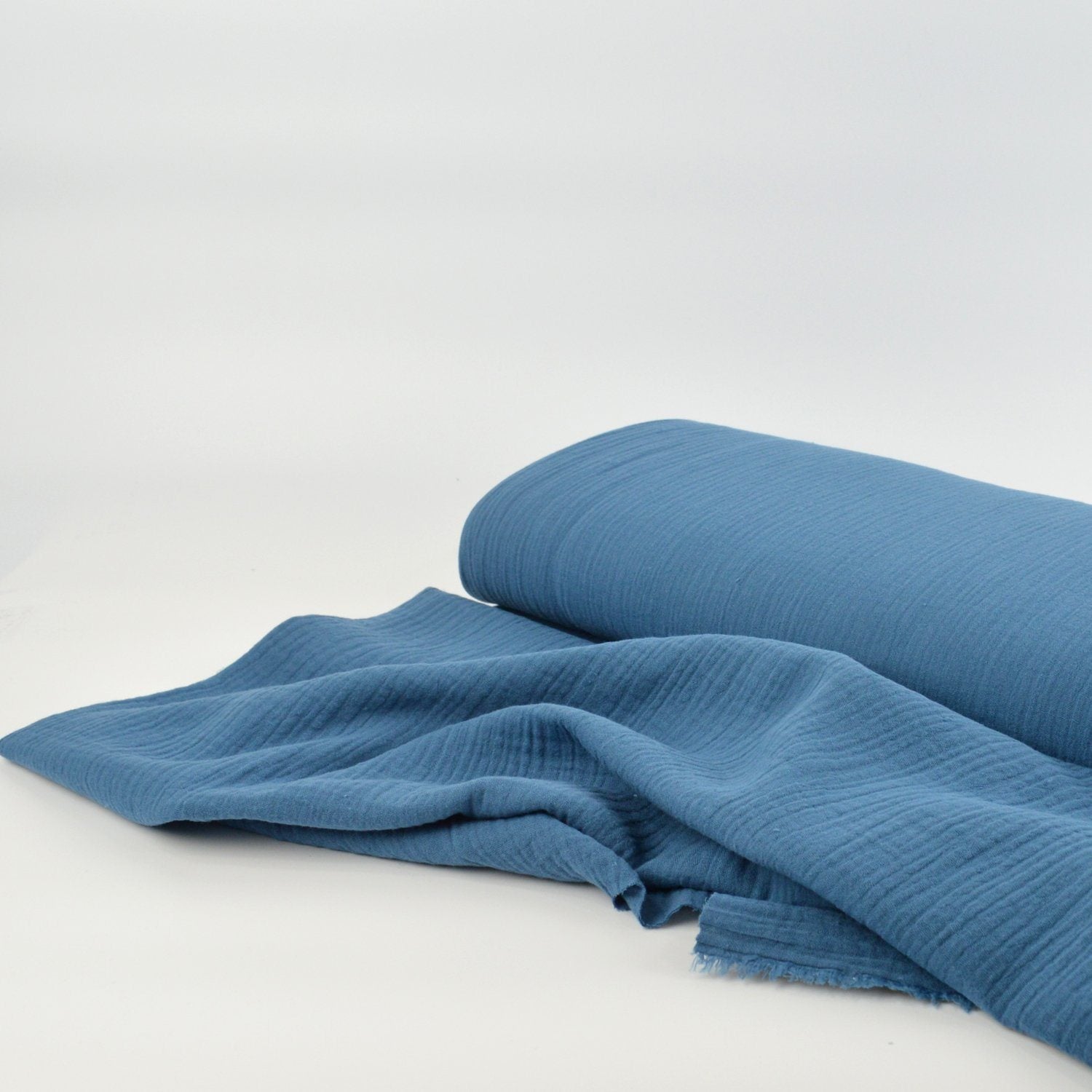 Musselin - Stahlblau - poshpinks