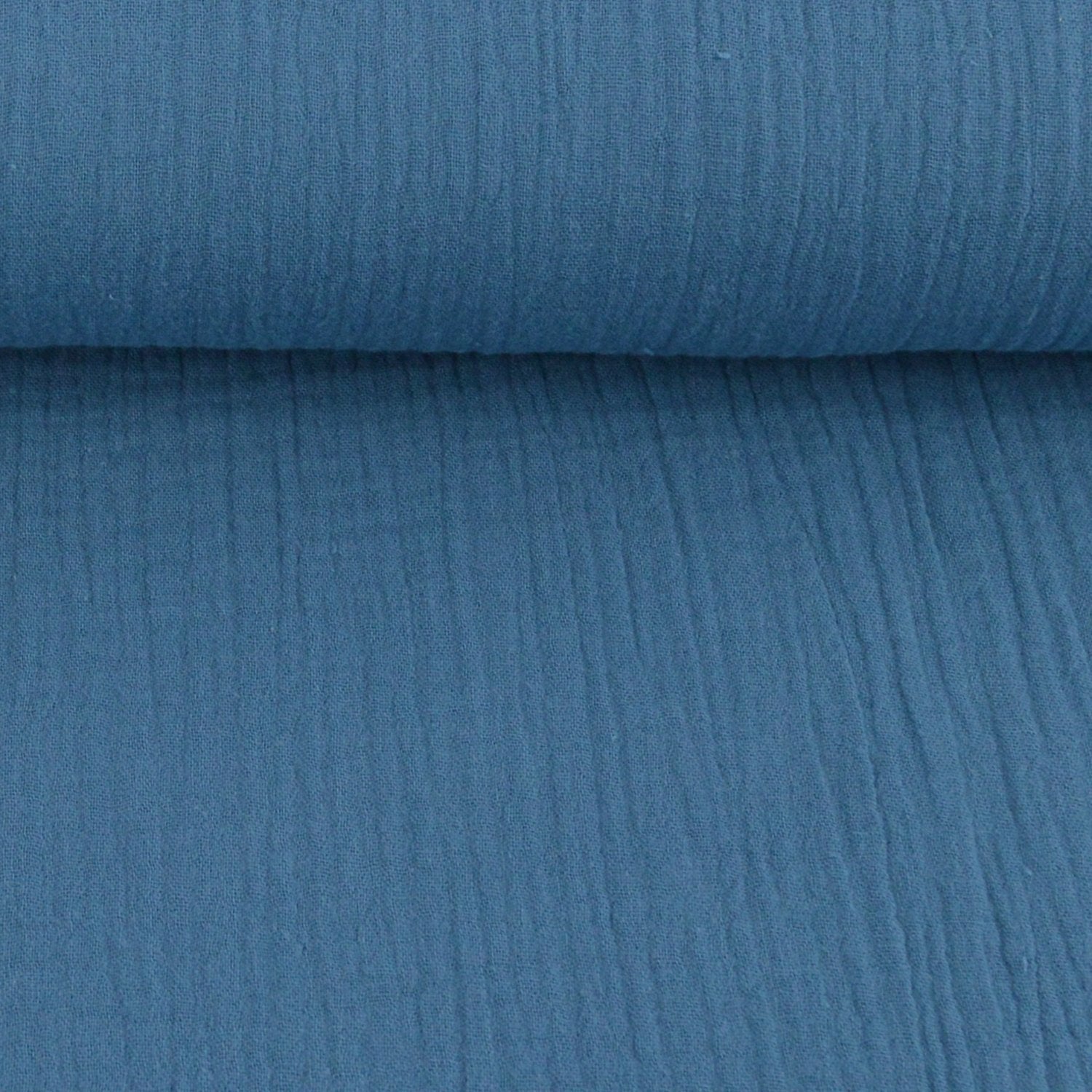 Musselin - Stahlblau - poshpinks