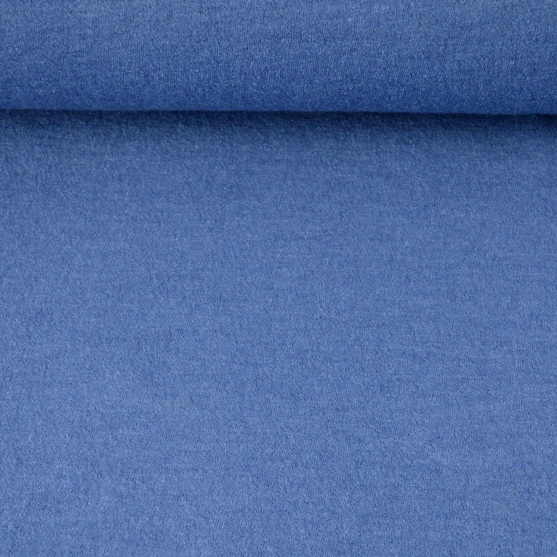 Viskose-Wolle Walkstoff - Blau - poshpinks