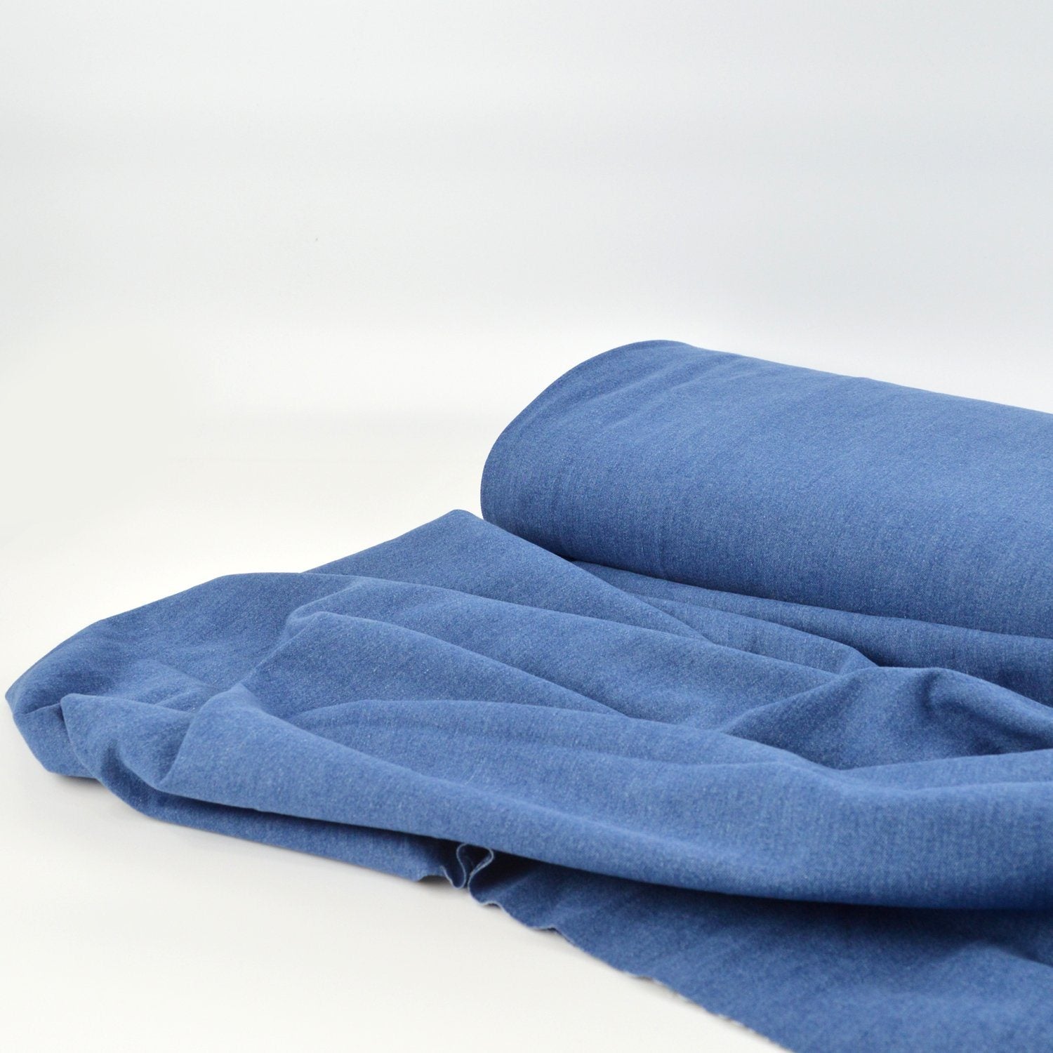 Jeansstoff Stretch gewaschen - Blau - poshpinks