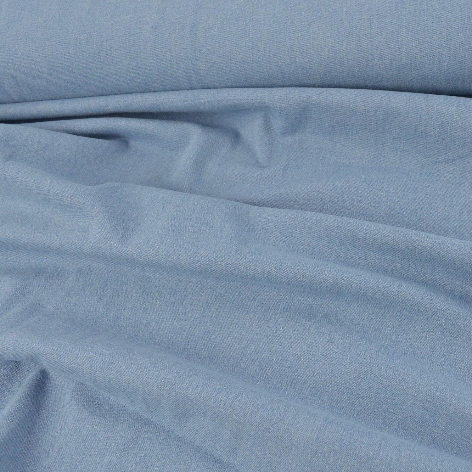 Jeansstoff Stretch gewaschen - Hellblau - poshpinks