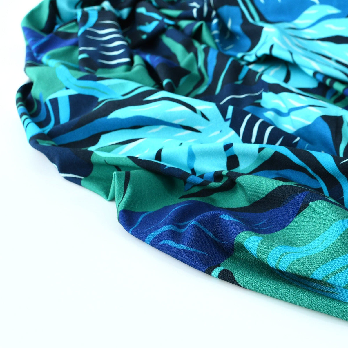 Viskose Jersey - Ambrosia Sommer Blau - poshpinks