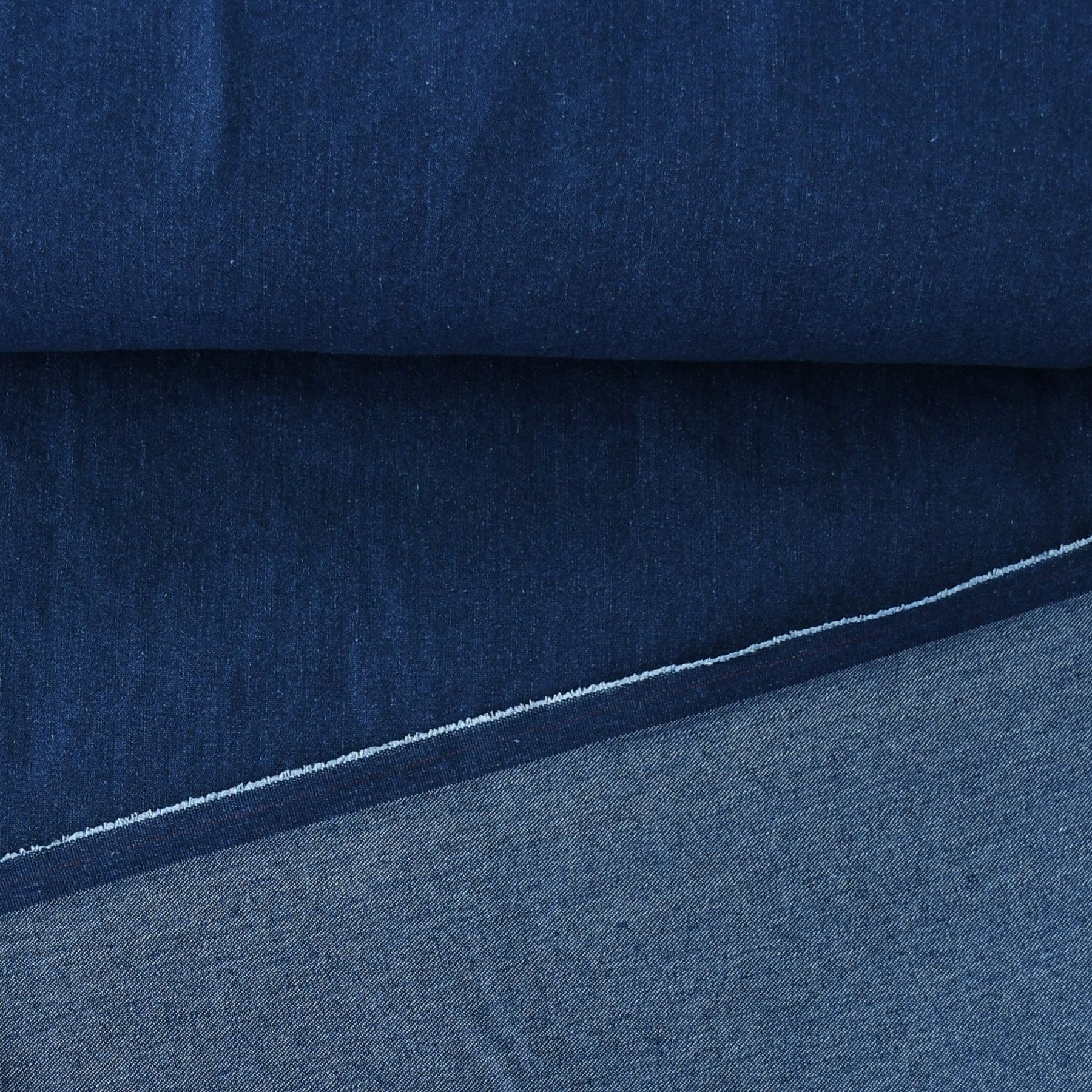 Jeansstoff Stretch gewaschen - Denimblau Dunkel - poshpinks