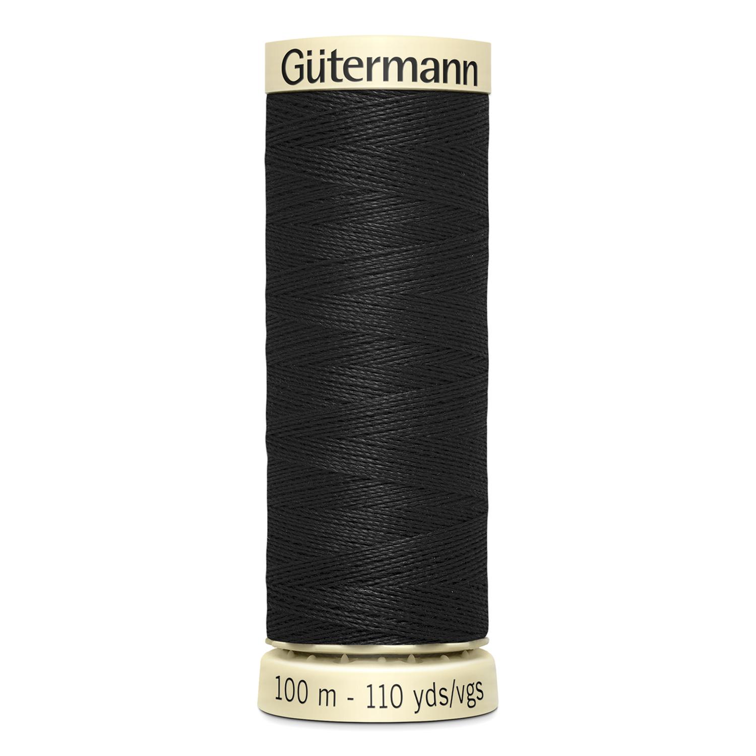 Nähgarn Gütermann Allesnäher - 100m - Schwarz (000) - poshpinks