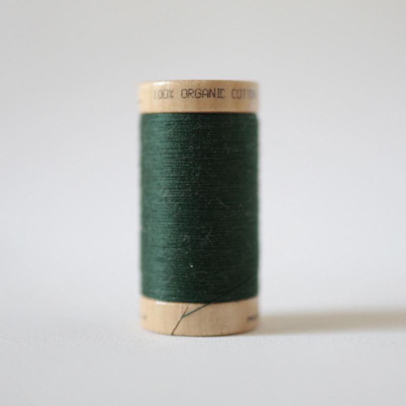 Nähgarn Bio Baumwolle - GOTS - Tannengrün - poshpinks