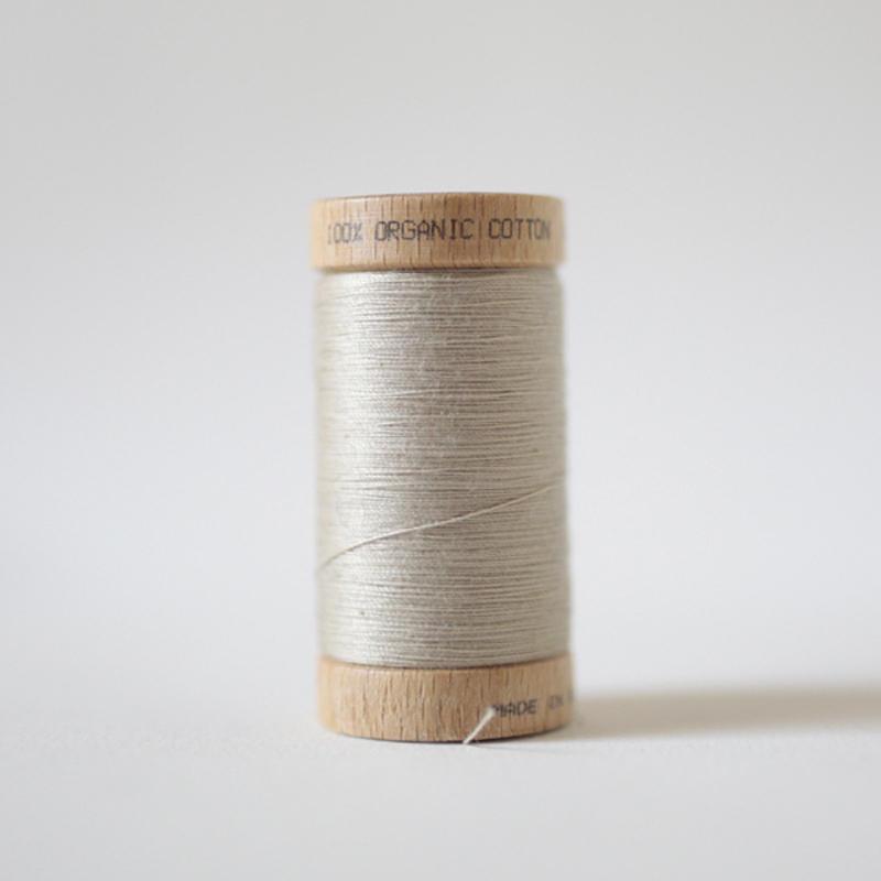 Nähgarn Bio Baumwolle - GOTS - Beige - poshpinks