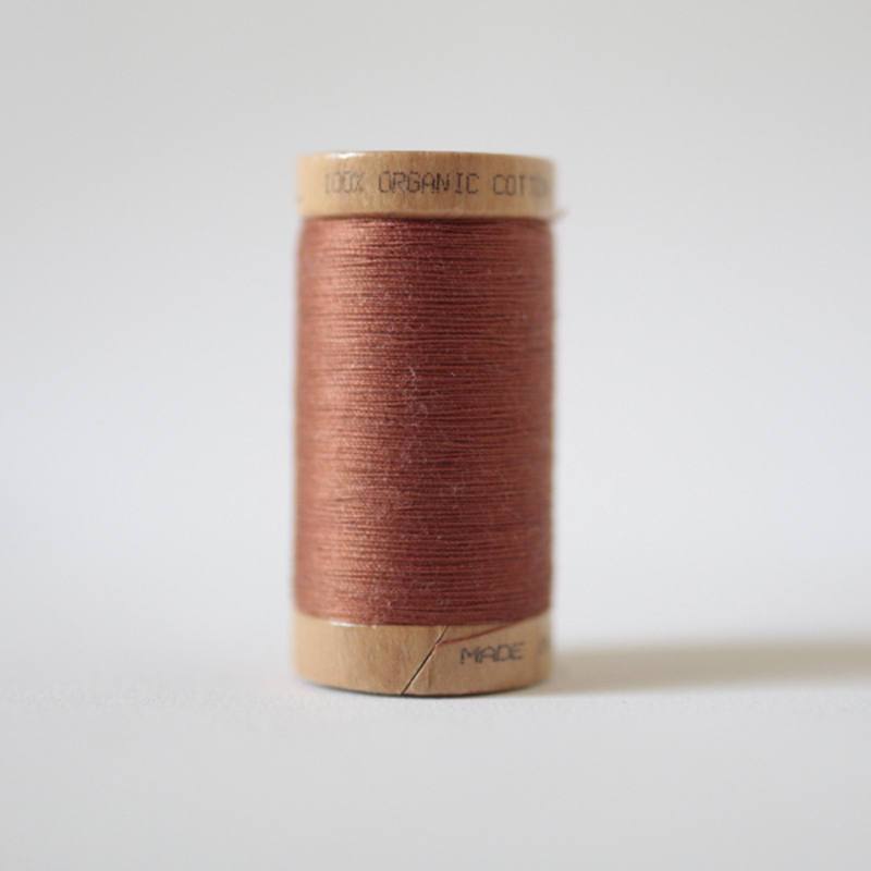 Nähgarn Bio Baumwolle - GOTS - Terracota - poshpinks