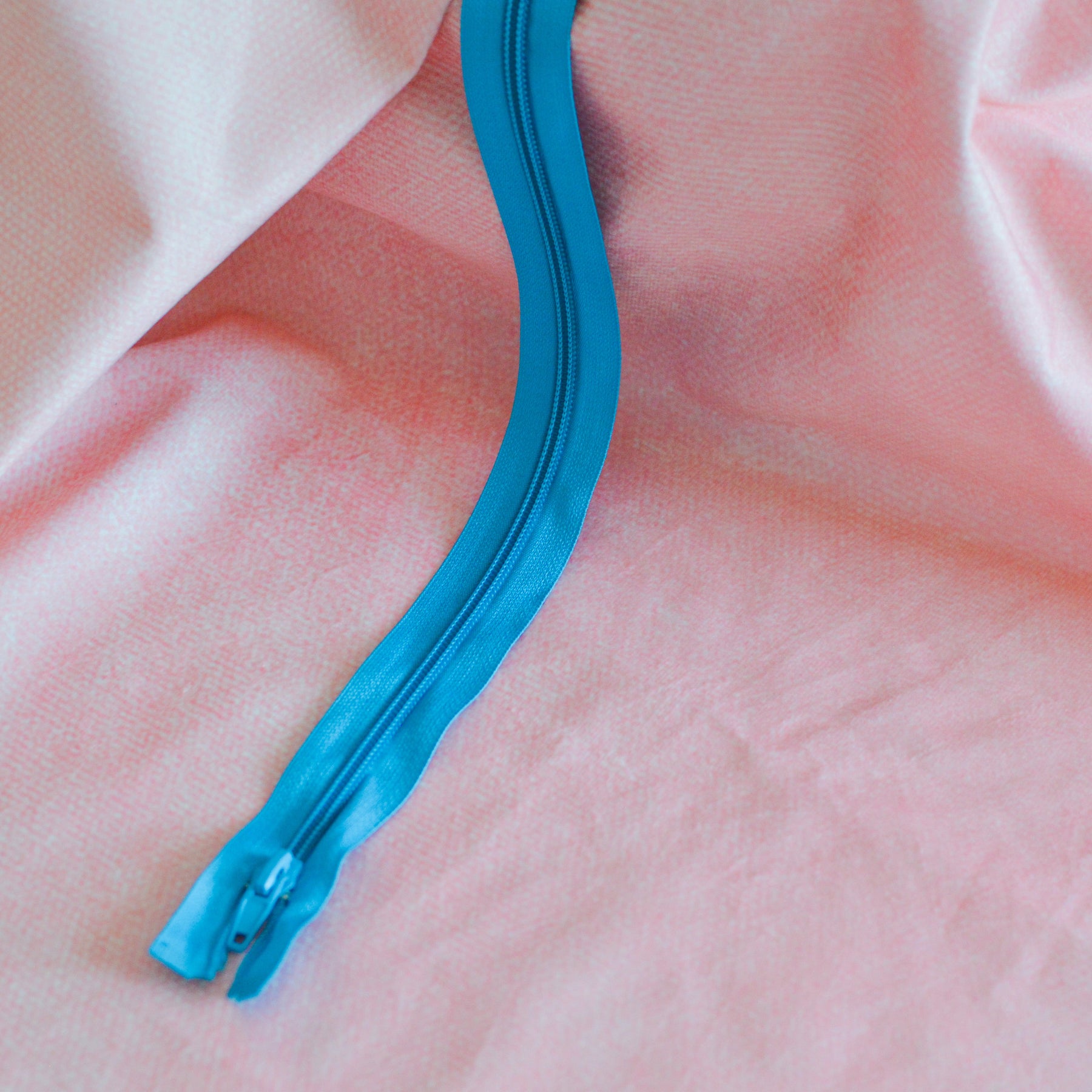 Jacken Reißverschluss 70 cm türkis blau Stück poshpinks