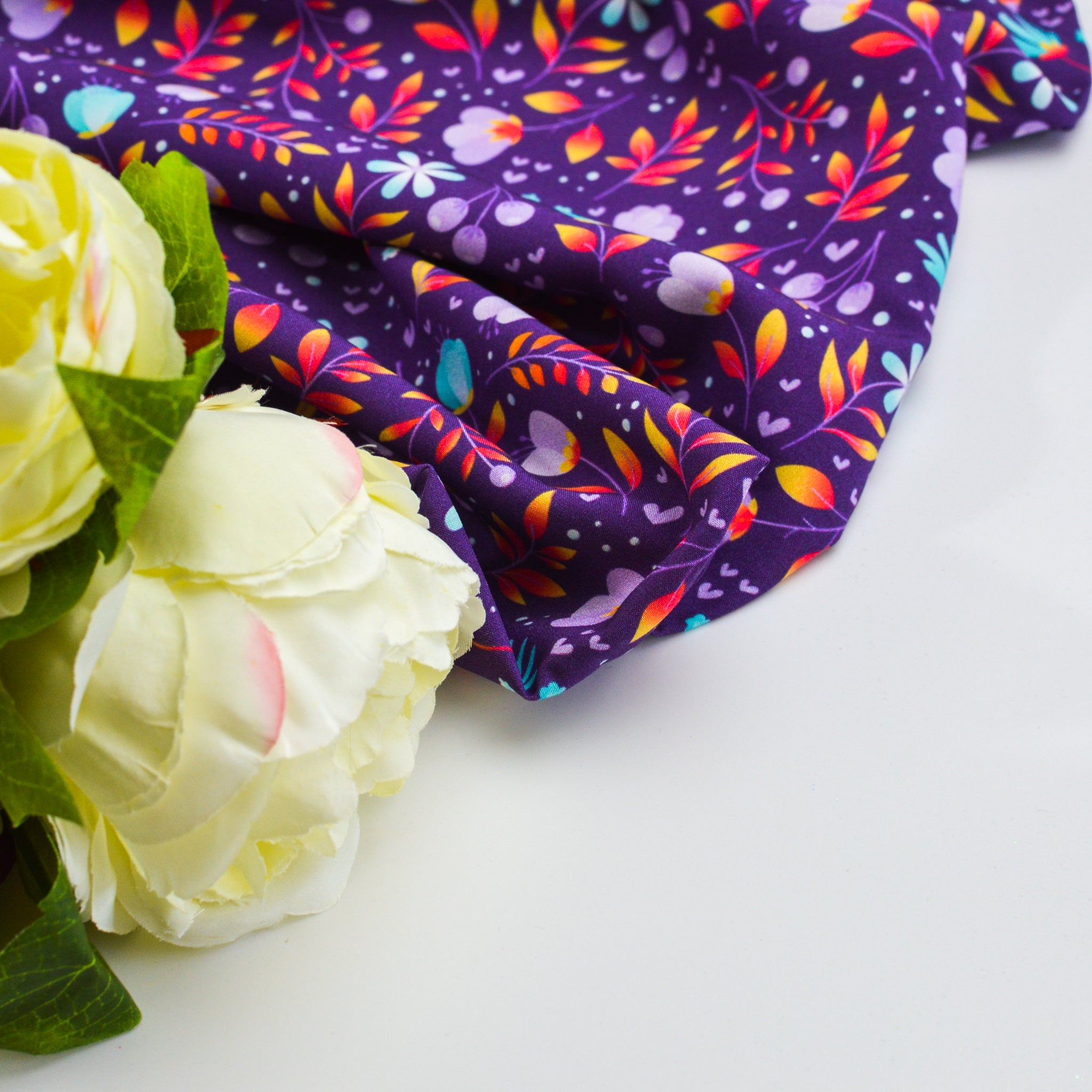 Viskose - Dopamine - Velvet Peri Fabric poshpinks