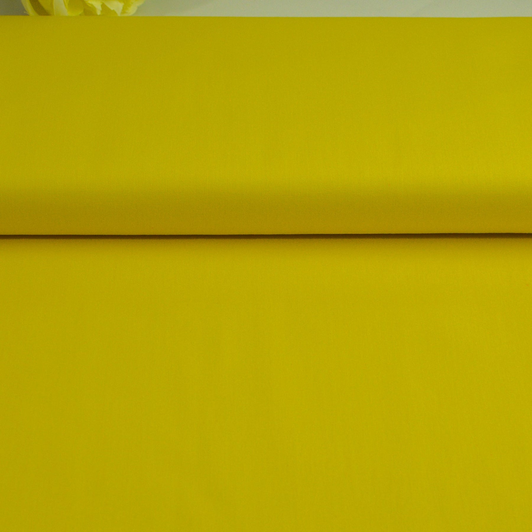 Baumwoll Popeline - Gelb Fabric poshpinks