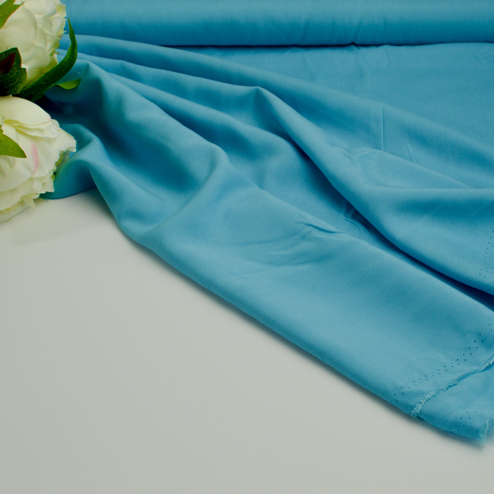 Viskose - aqua blau Fabric poshpinks