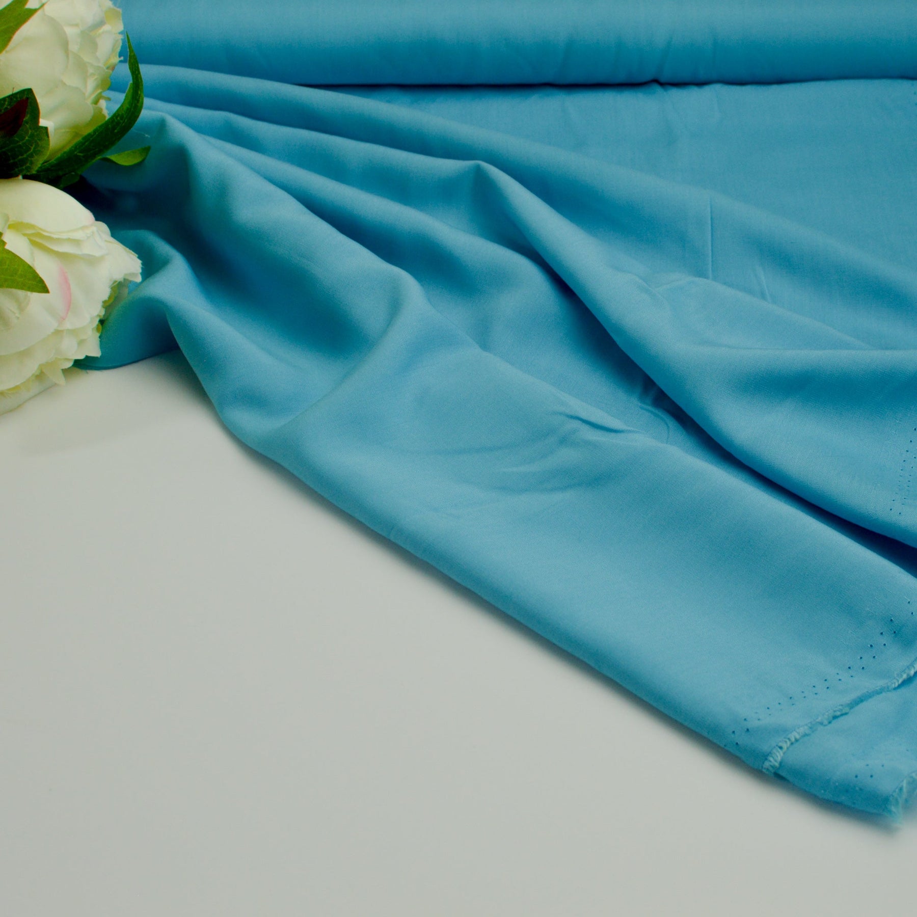 Viskose - aqua blau Fabric poshpinks
