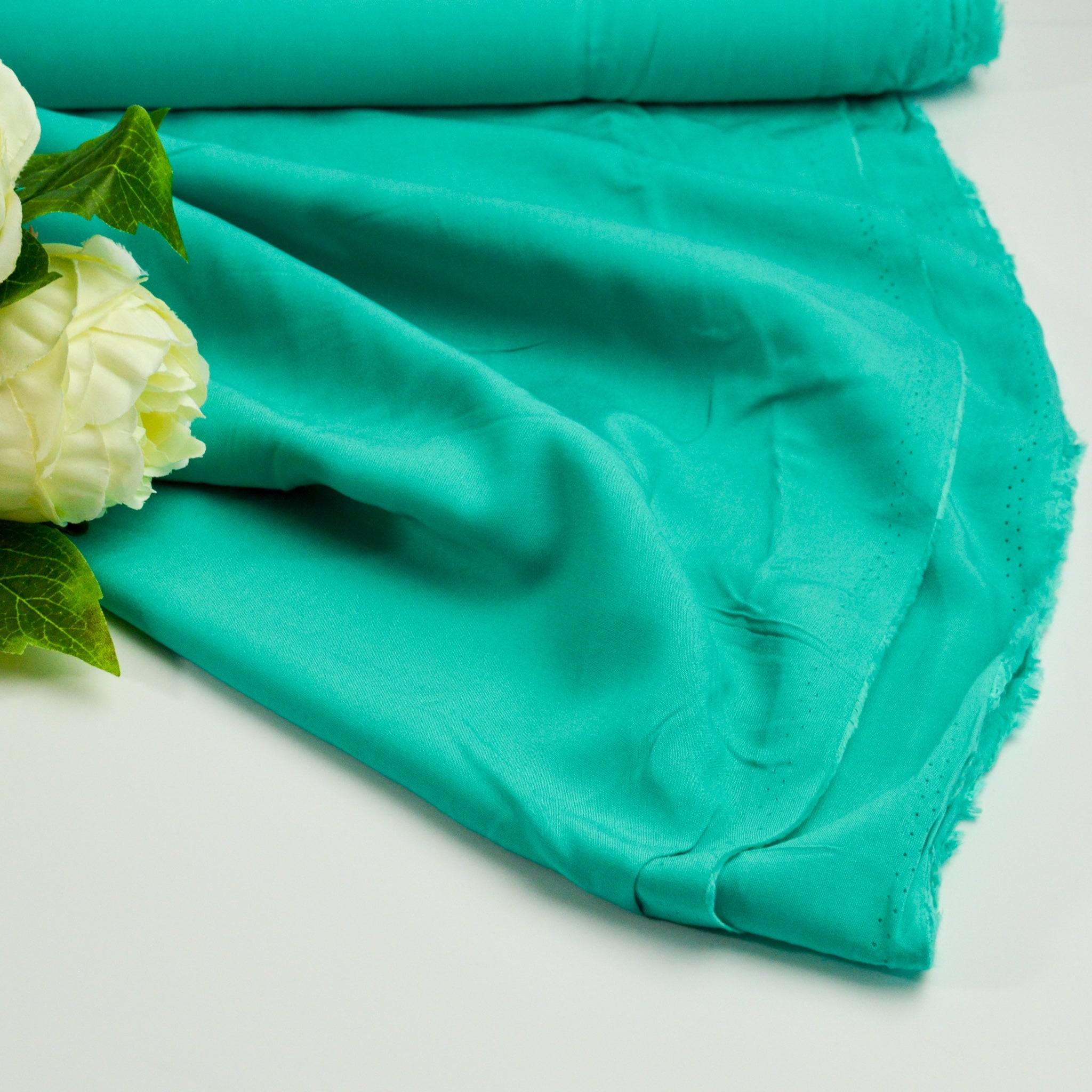 Viskose - türkis Fabric poshpinks