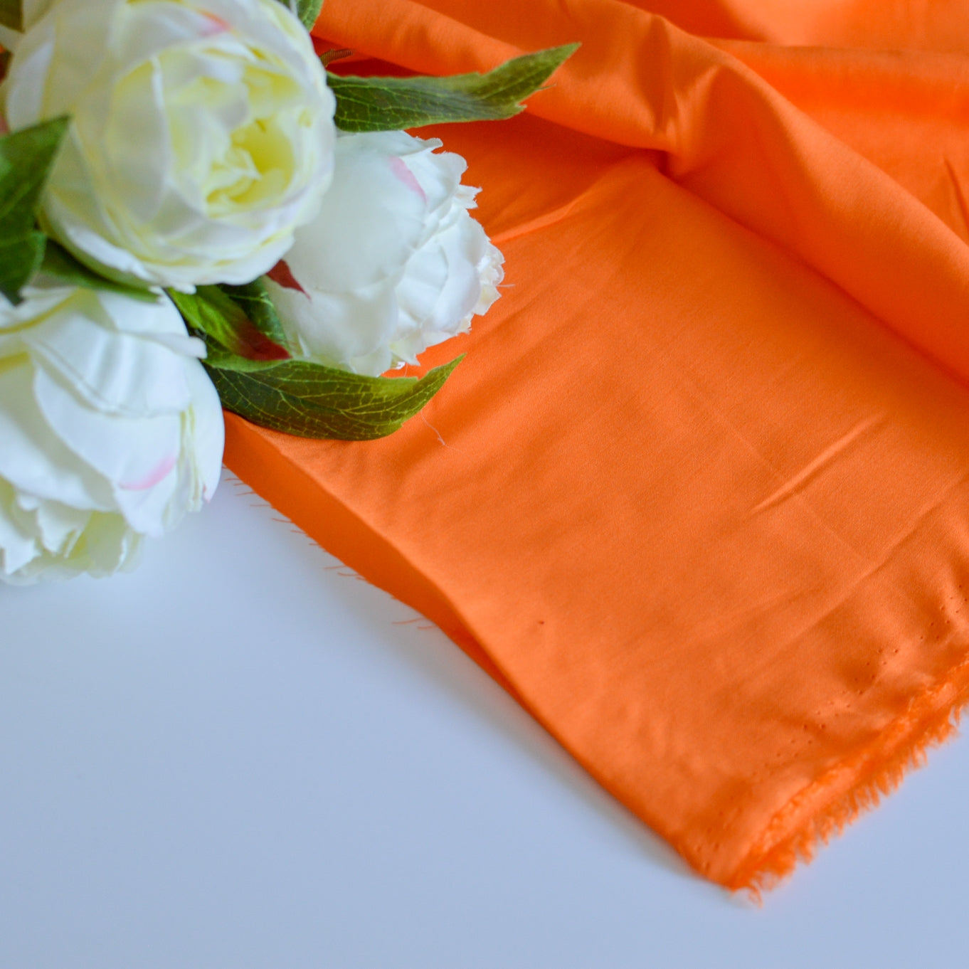 Viskose - orange Fabric poshpinks