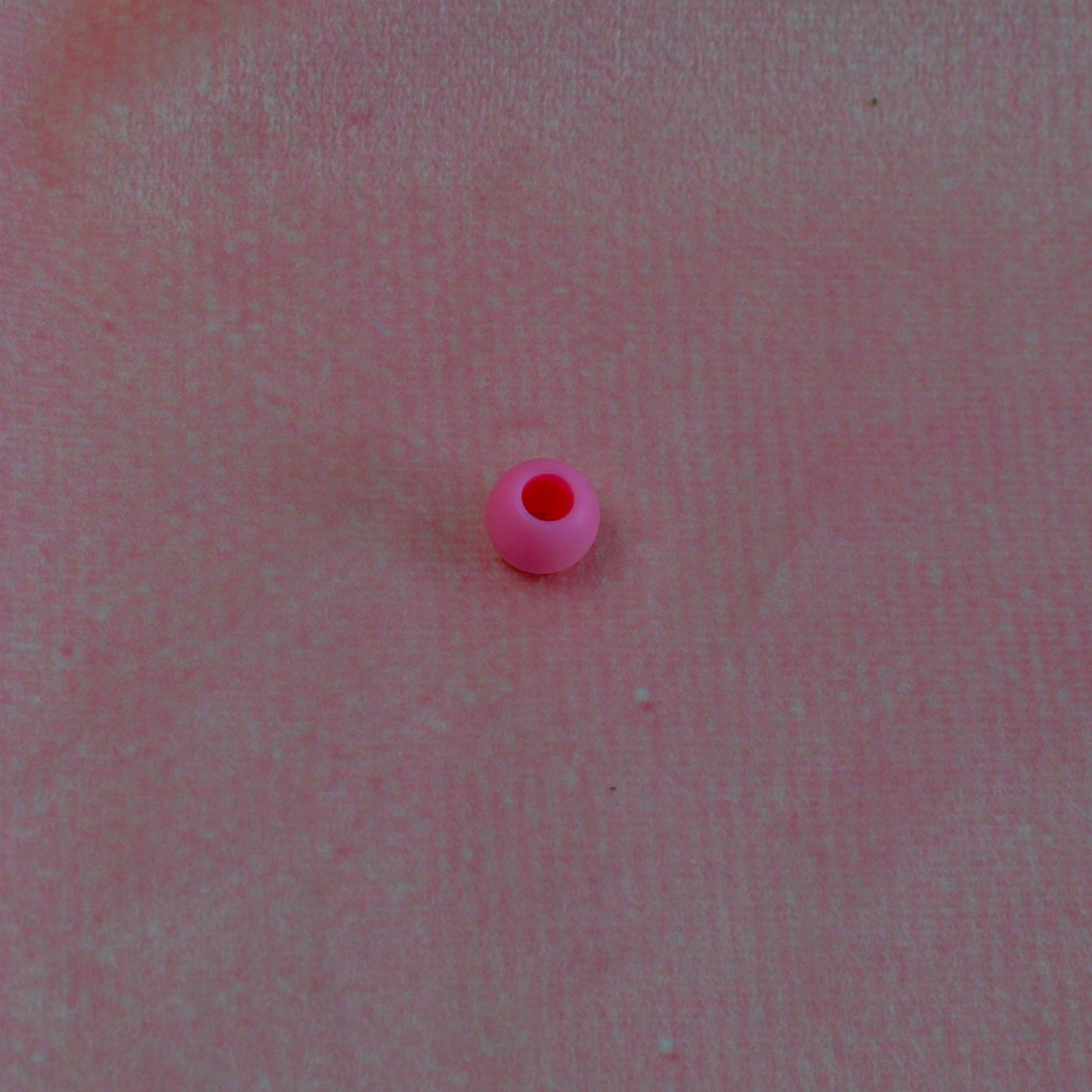 Großlochperlen 10x12 mm matt pink Pearls poshpinks