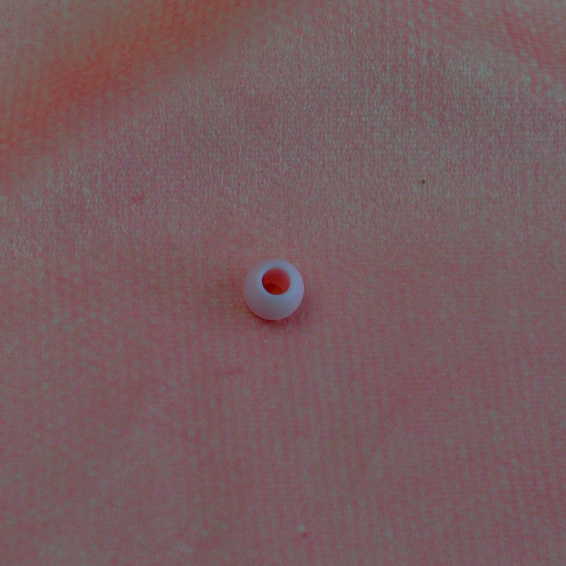 Großlochperlen 10x12 mm matt rosa Pearls poshpinks