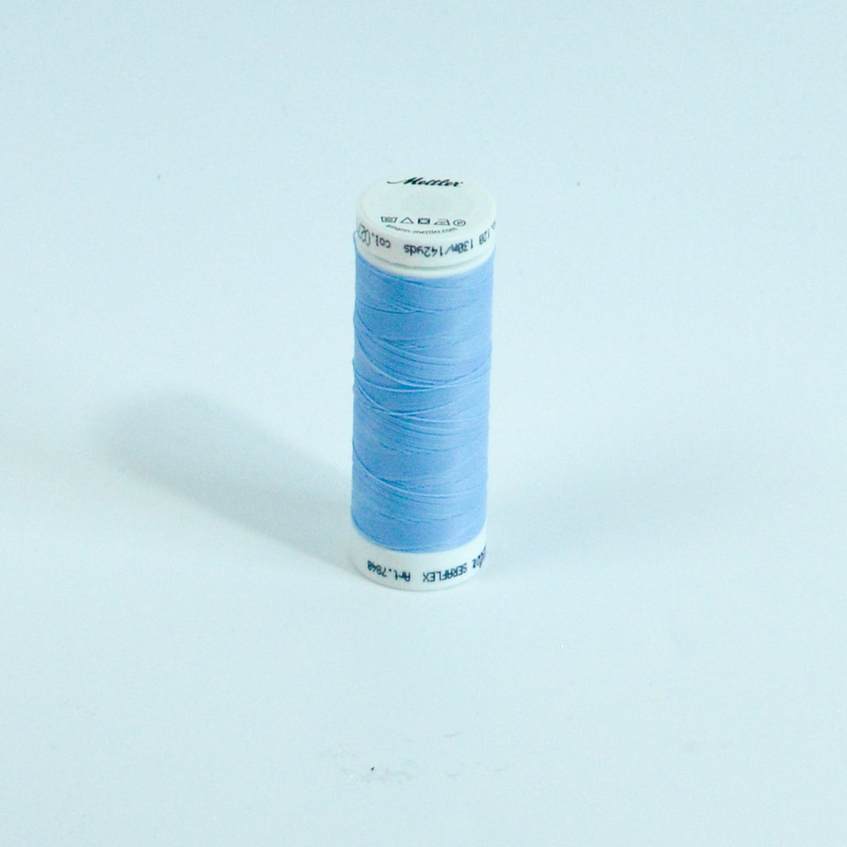 Nähgarn Mettler Seraflex - 130m - hellblau (0271) Stück poshpinks