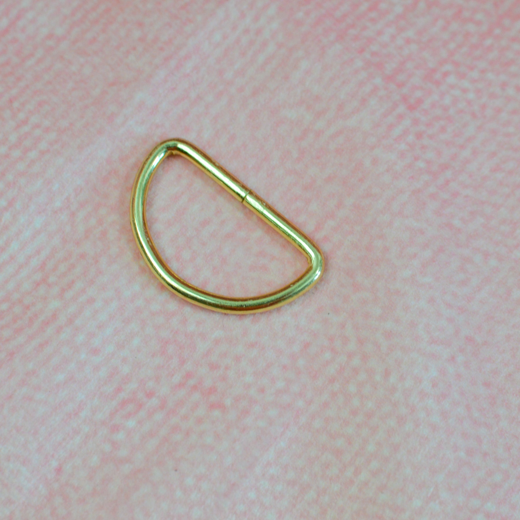 Halbring D-Ring 32 mm Gold Stück poshpinks