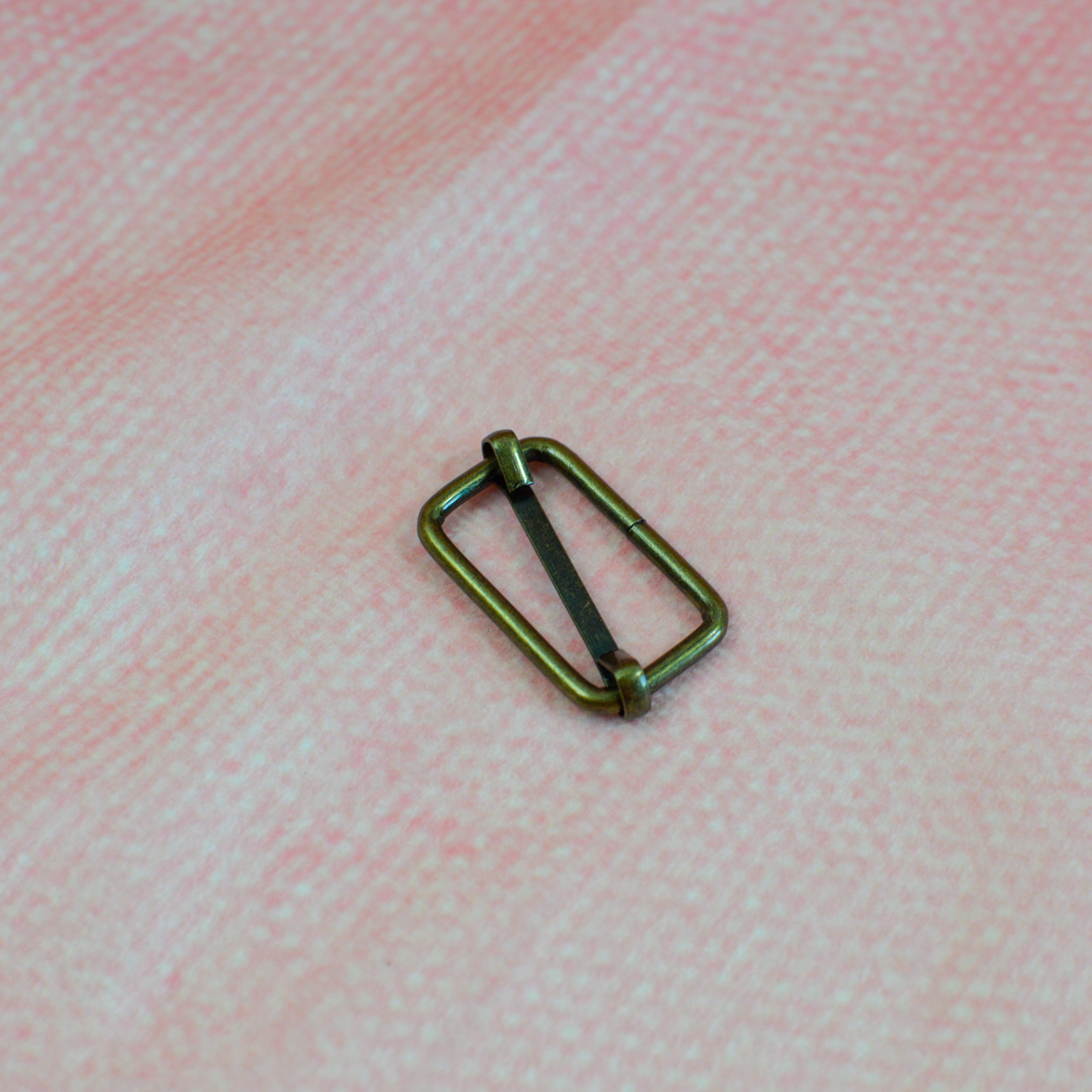 Gurtverschieber Schnalle 25 mm altmessing Stück poshpinks