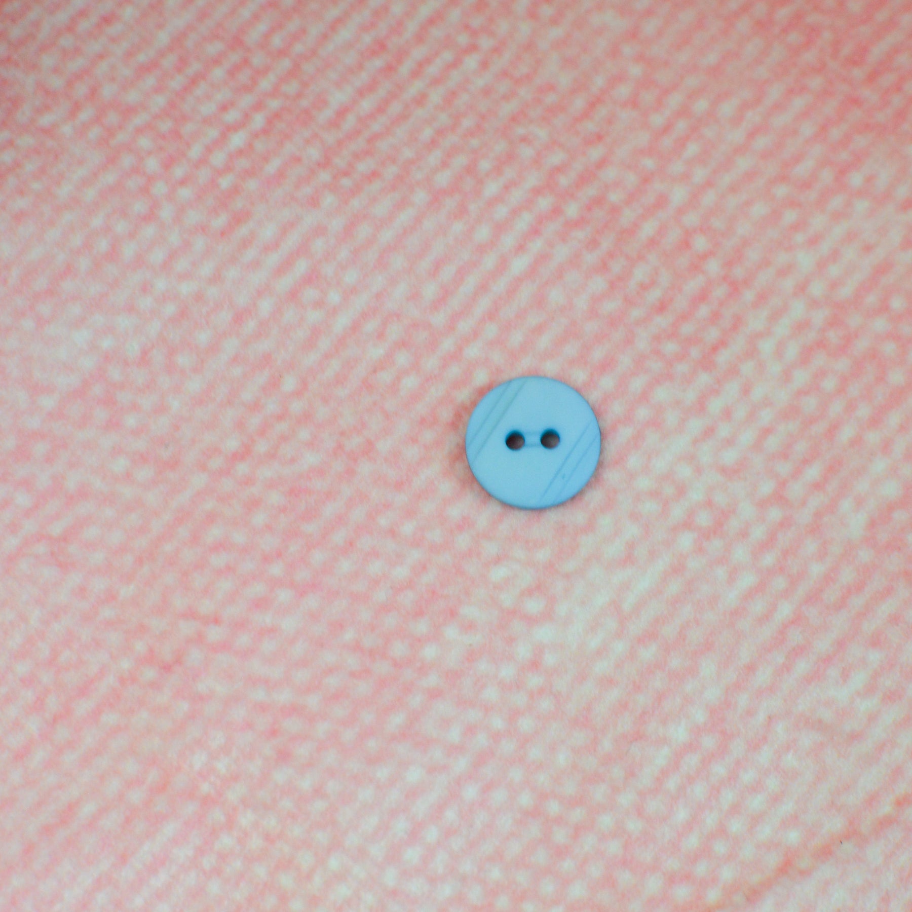 Kunststoffknopf - 13mm - hellblau rund matt Knopf poshpinks