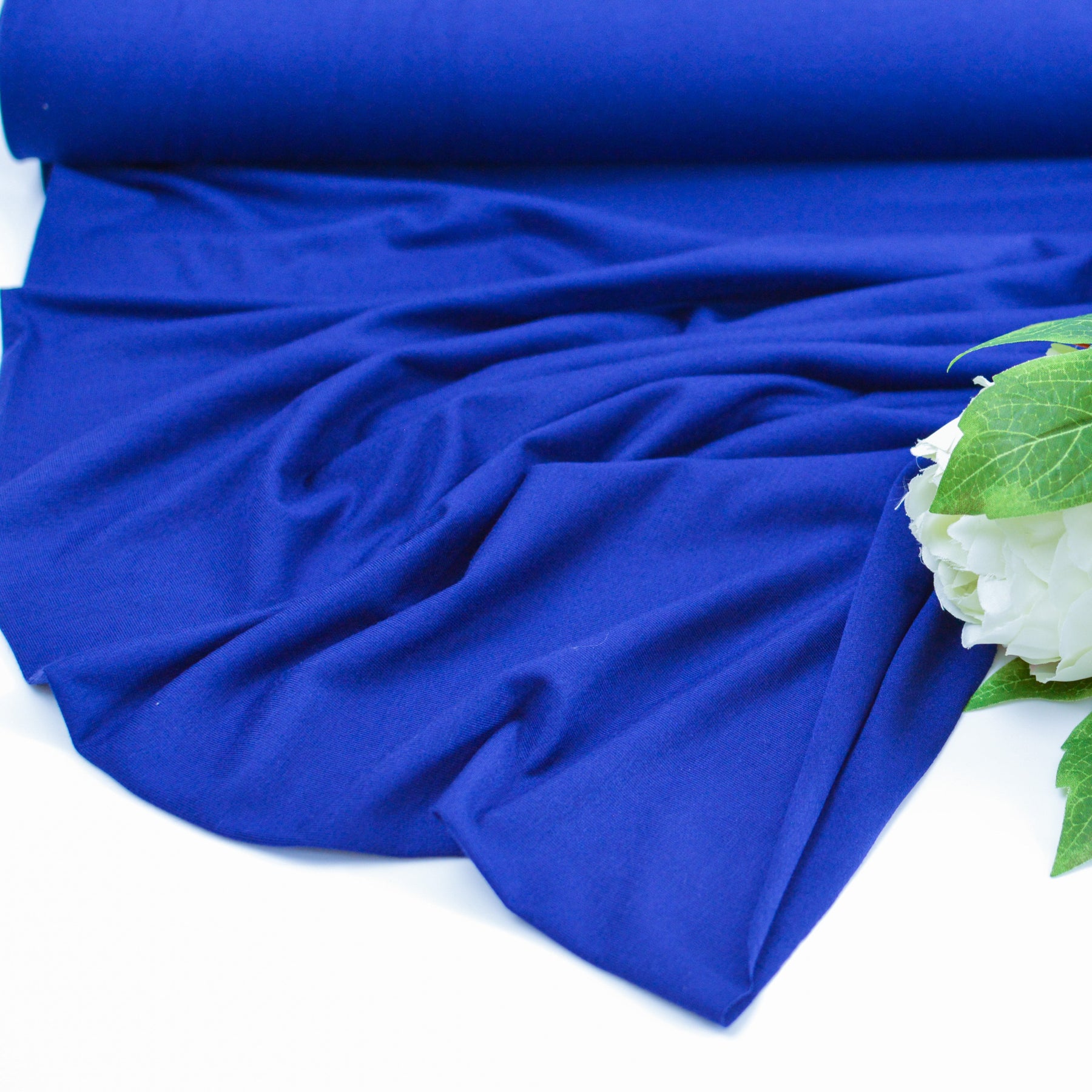 Viskose Jersey - royalblau Fabric poshpinks