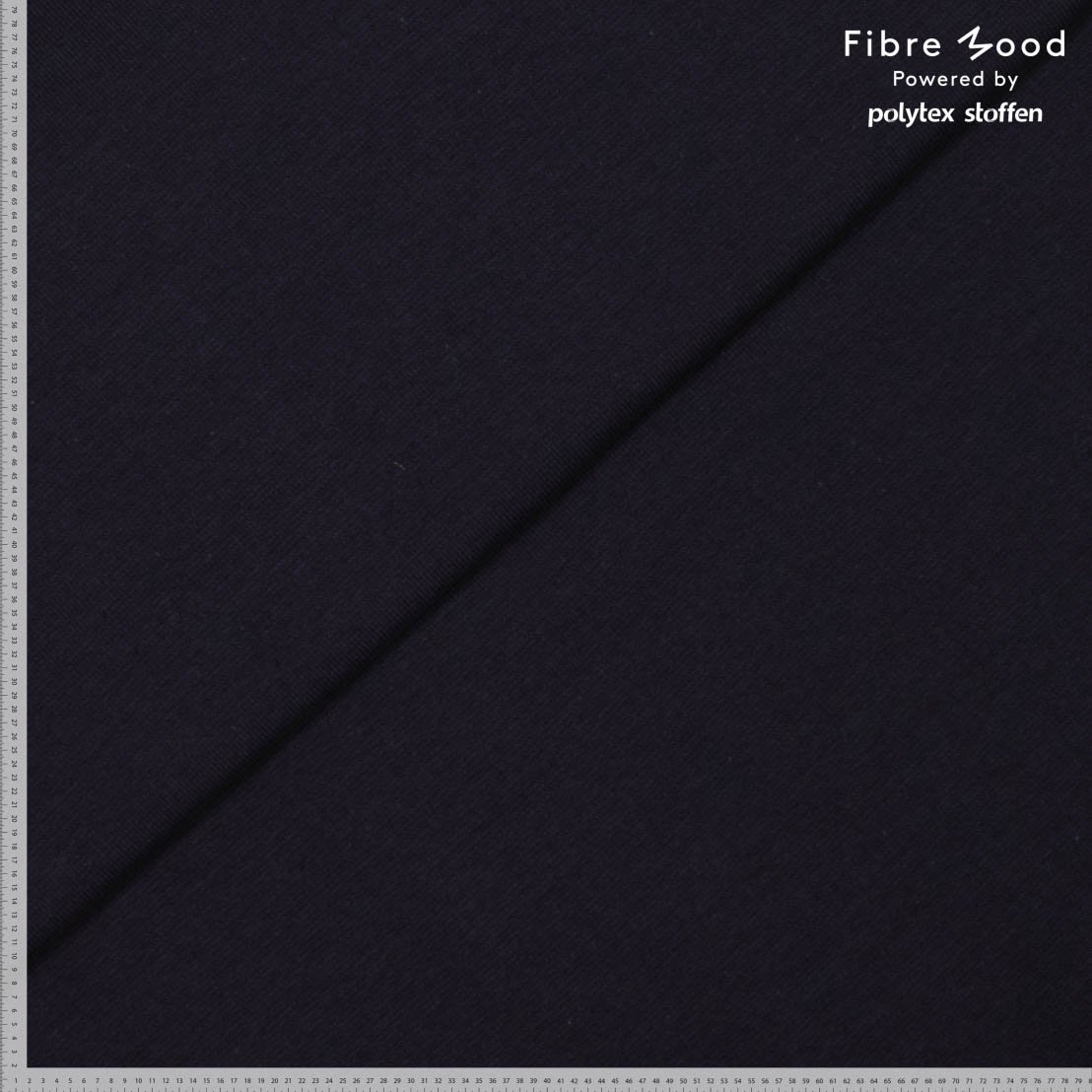 Bambusgewebe - Schwarz - Fibre Mood - poshpinks