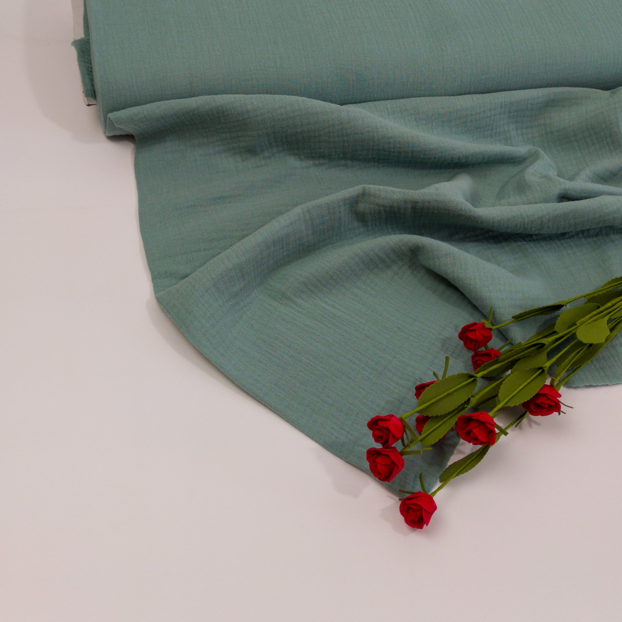 Musselin - Altgrün Fabric poshpinks