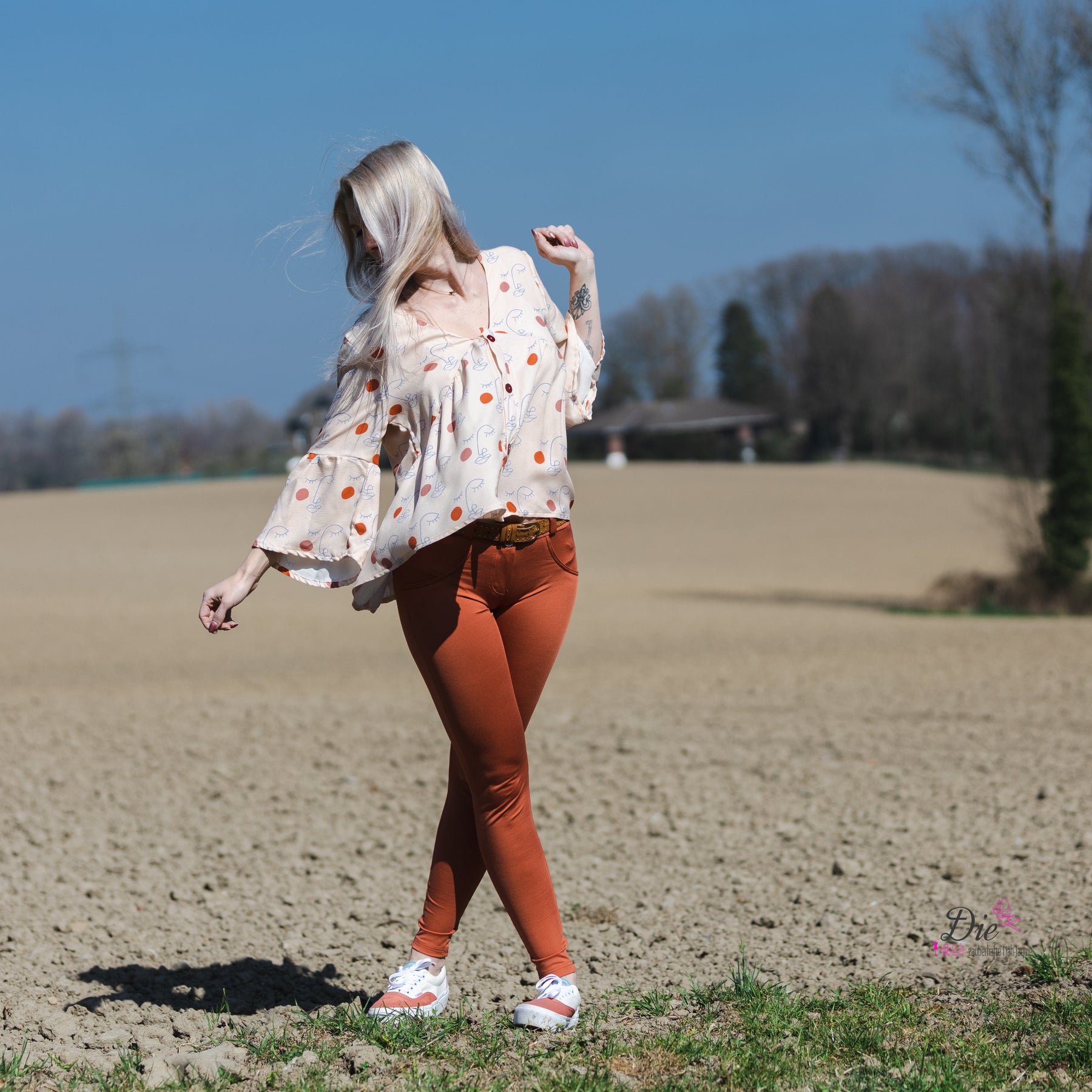 Viskose-Crêpe - Layla - Creme Fabric poshpinks