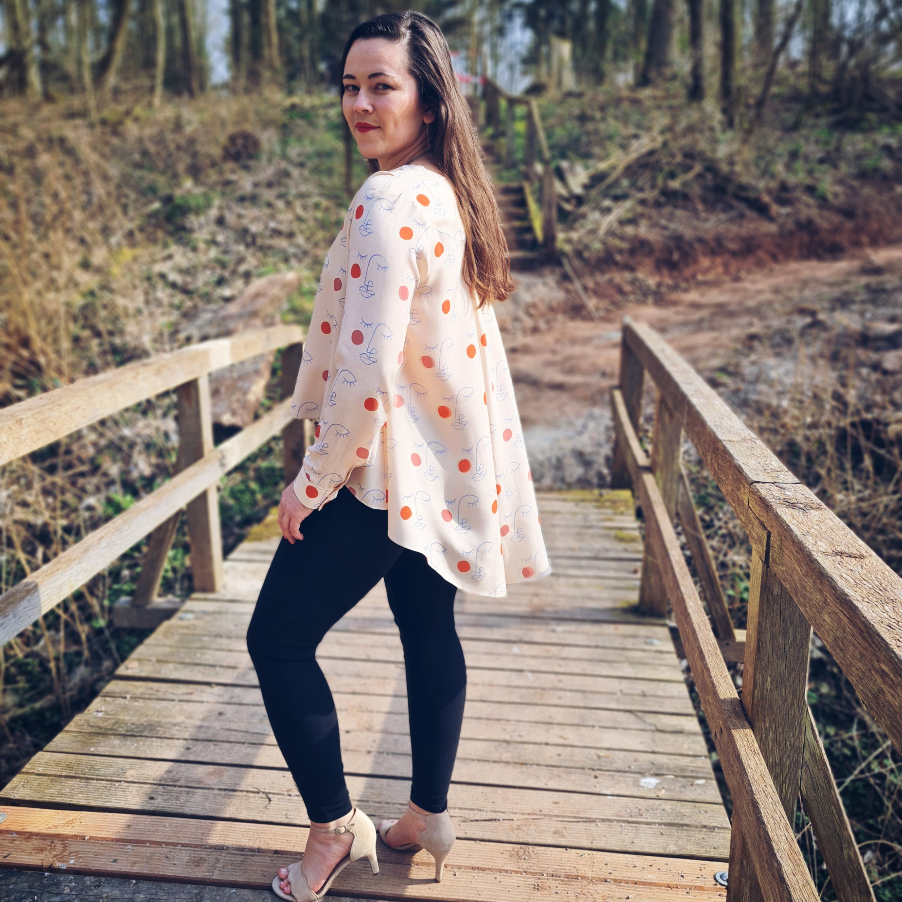 Viskose-Crêpe - Layla - Creme Fabric poshpinks