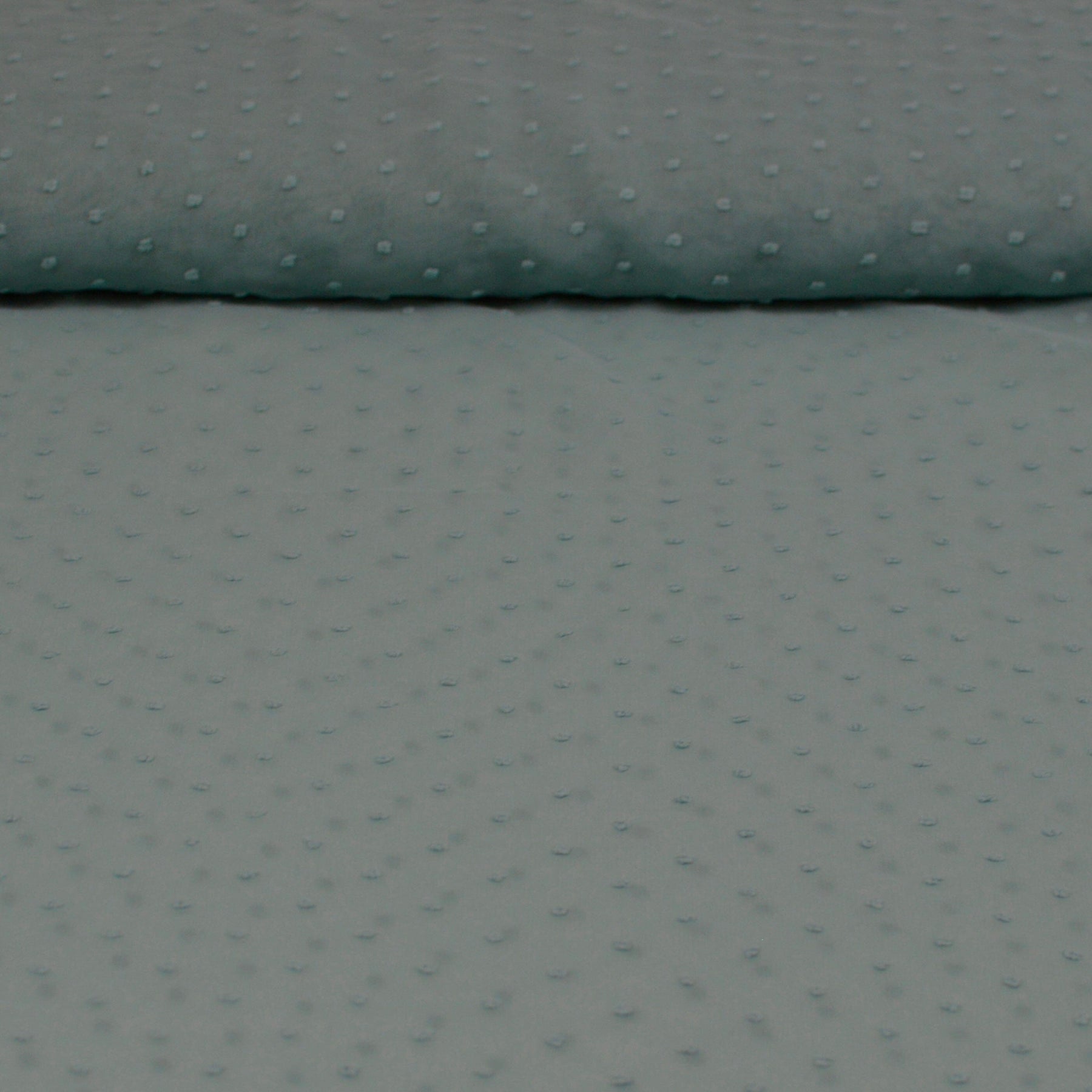 Chiffon mit 3 D Polka Dots - Mint Fabric poshpinks