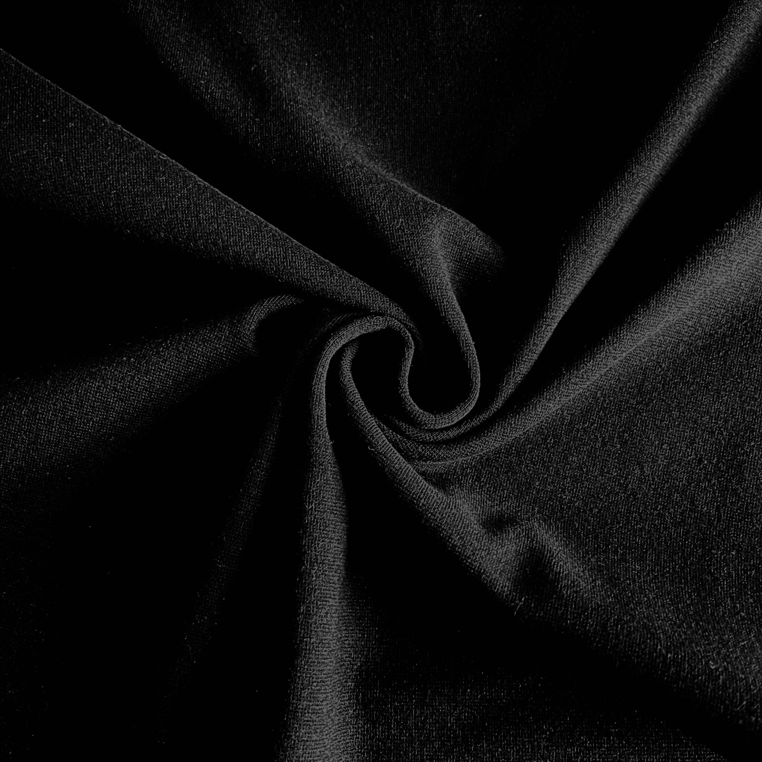 GRS Recycling Bündchen - schwarz Fabric poshpinks