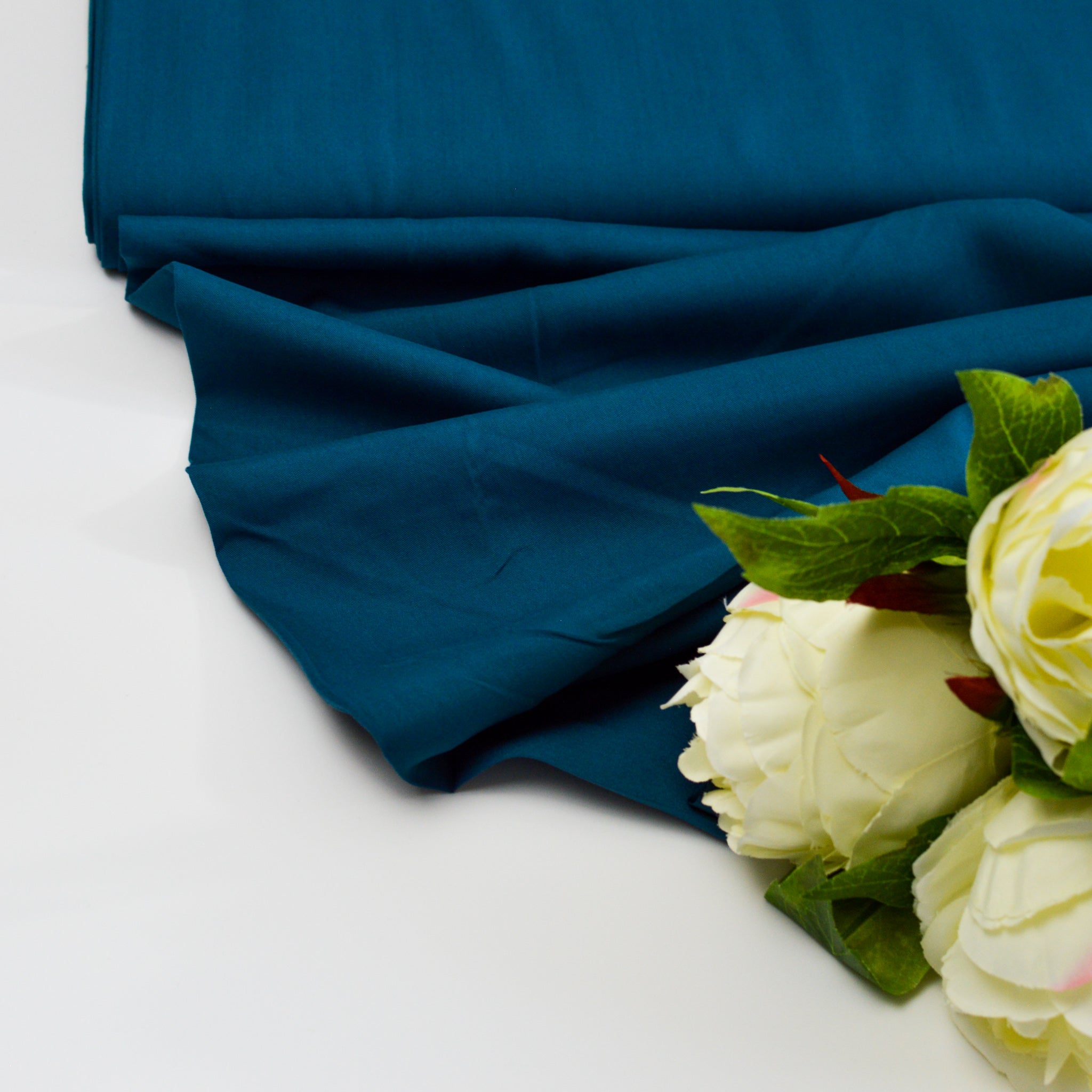 Viskose - Petrol Fabric poshpinks