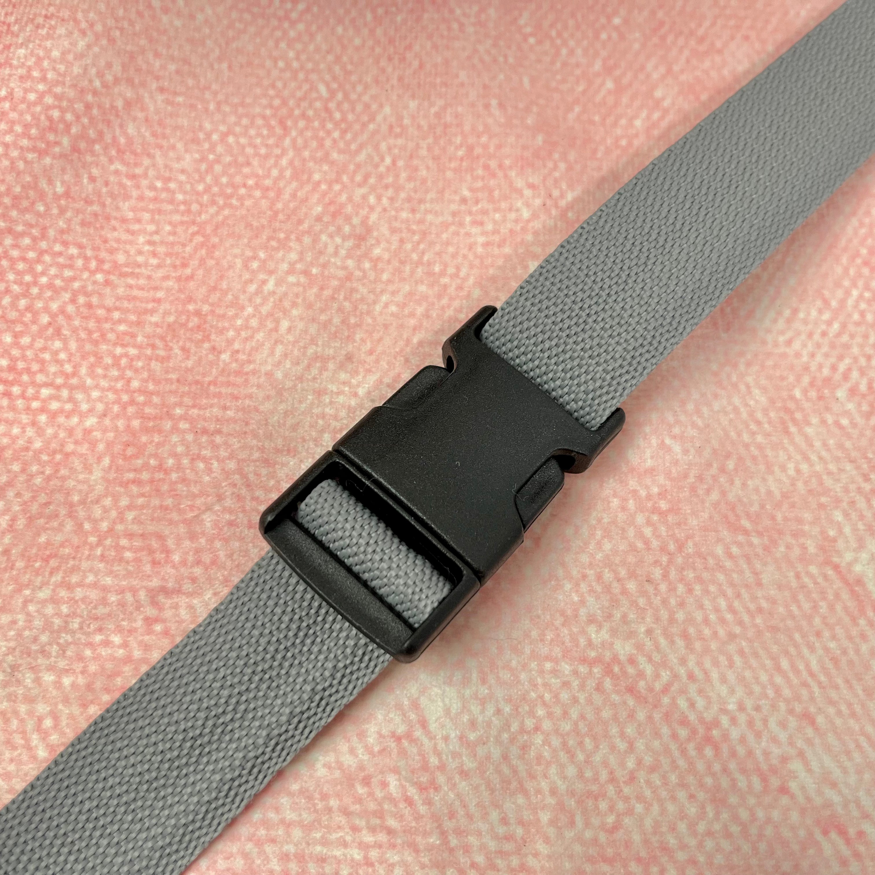 Steckschloss Schnalle Kunststoff schwarz 25 mm Stück poshpinks