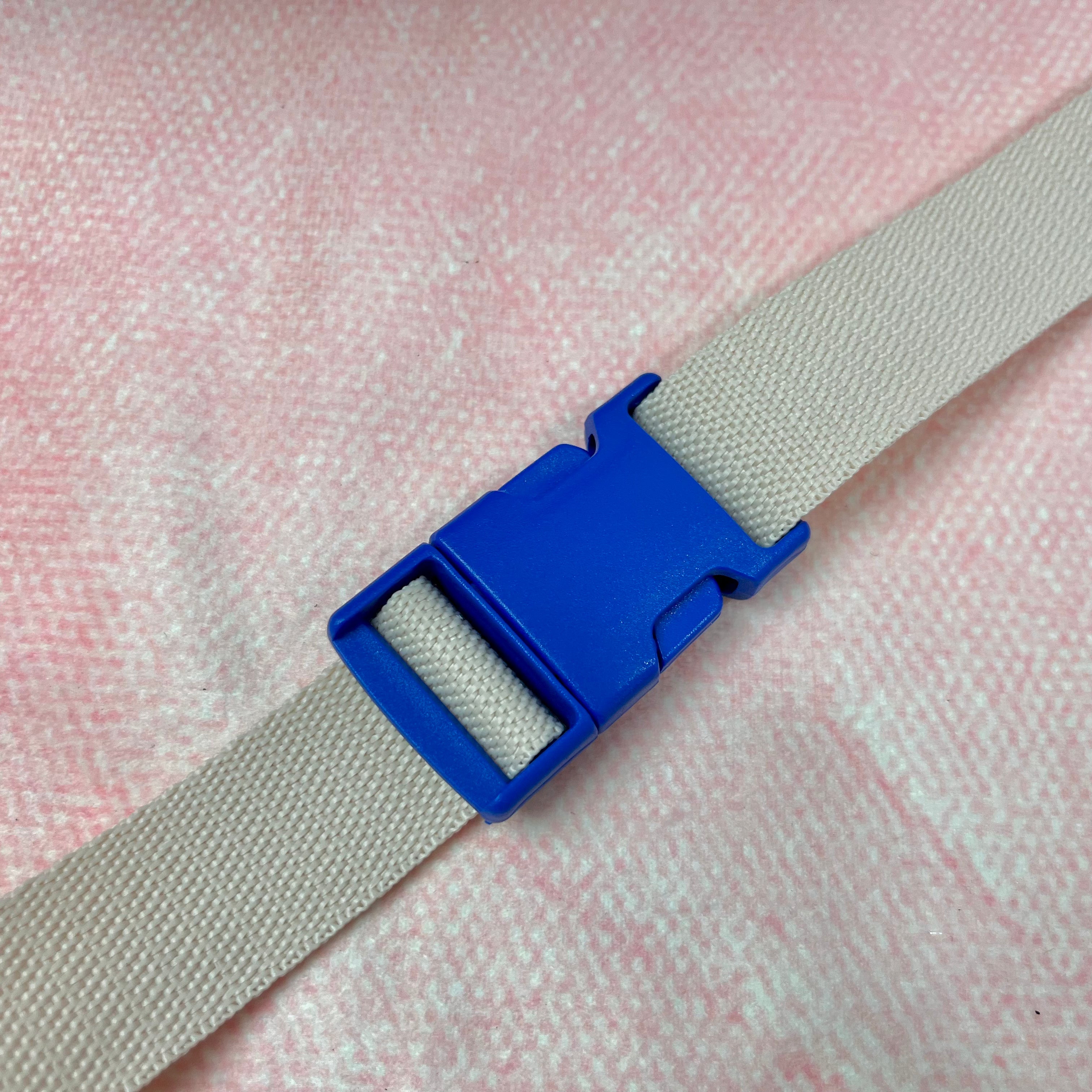 Steckschloss Schnalle Kunststoff royalblau 25 mm Stück poshpinks