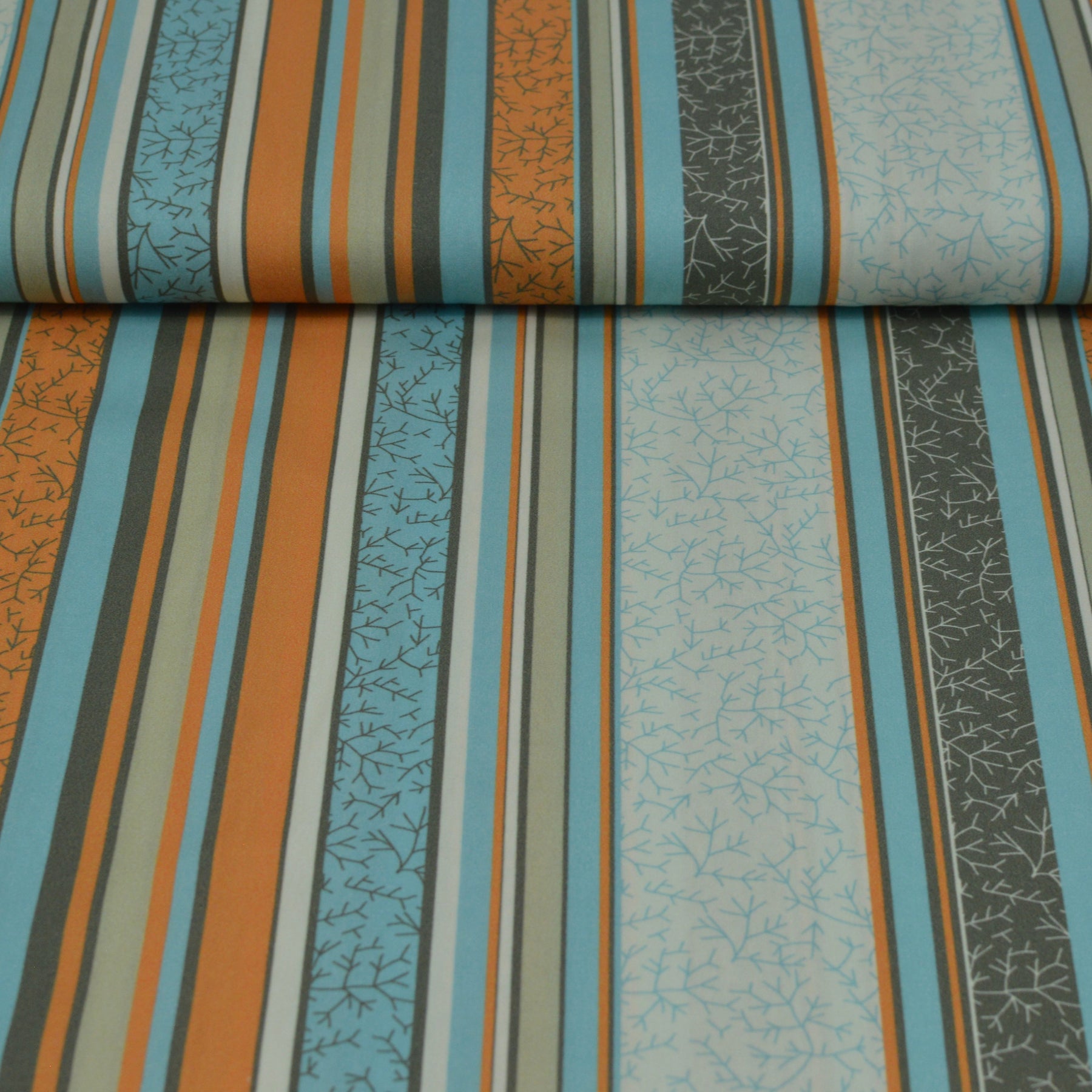 Baumwoll Popeline - Hilla stripes mix Fabric poshpinks