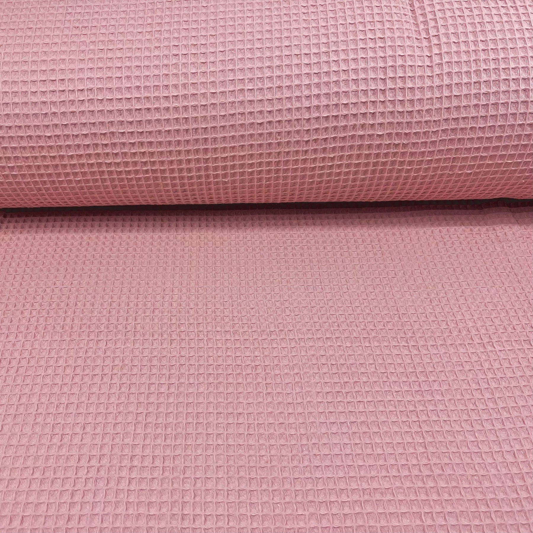 Waffelstoff altrosa Fabric poshpinks