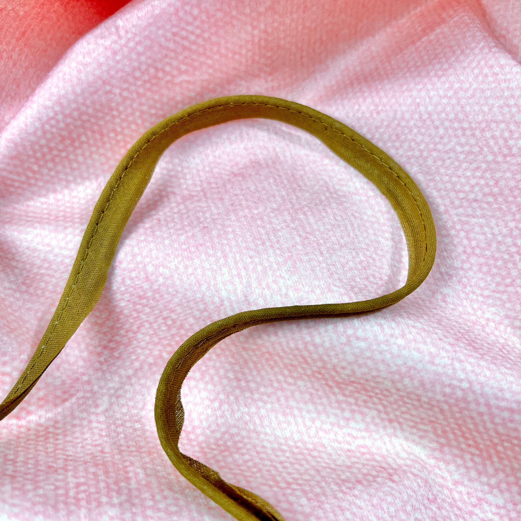 Paspelband beige gold Fabric poshpinks