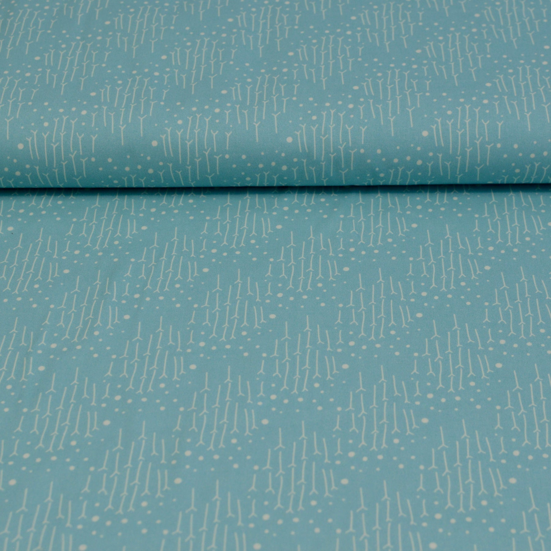 Baumwoll Popeline - Hilla iceblue Fabric poshpinks