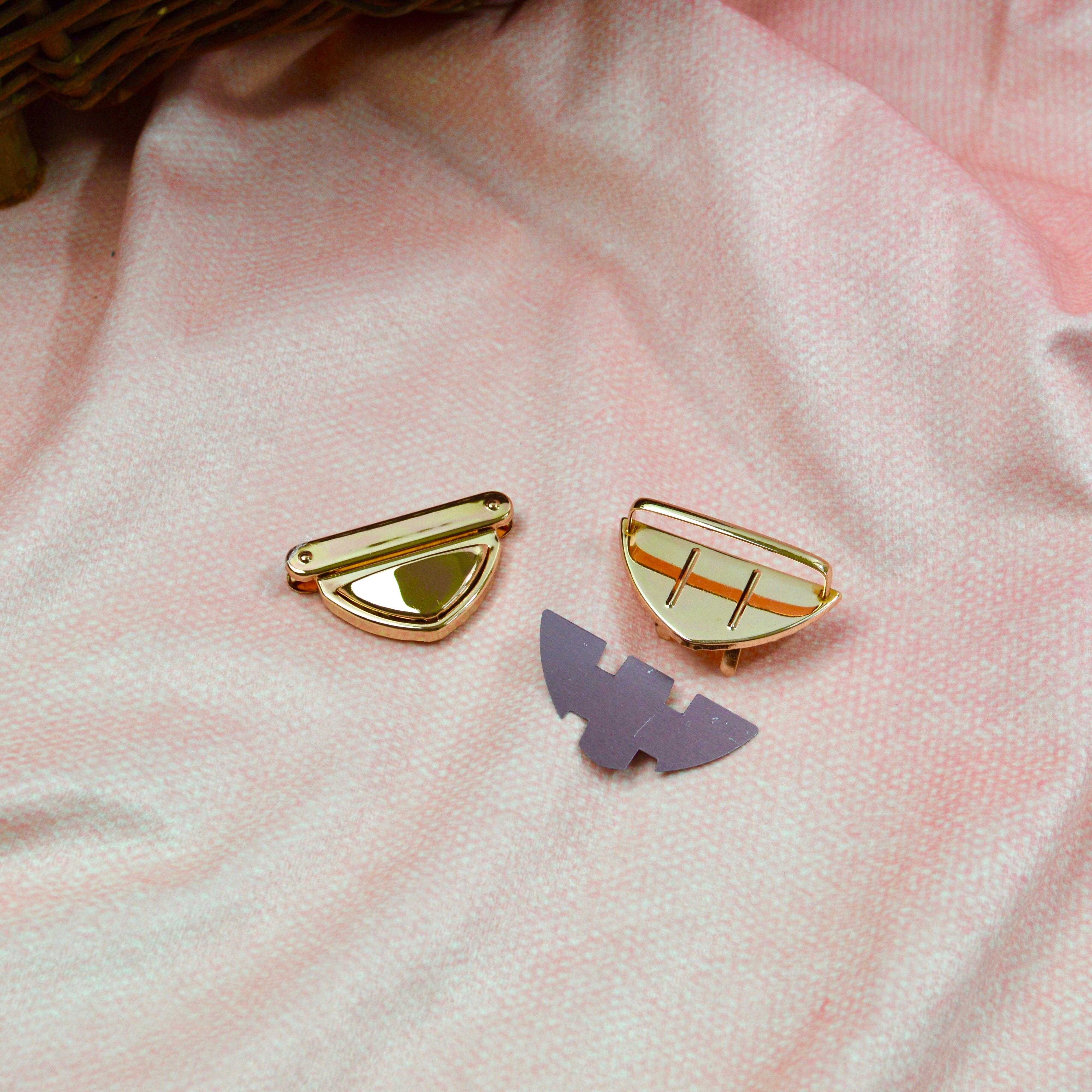 Steckschloss Mappenschnalle Roségold Stück poshpinks