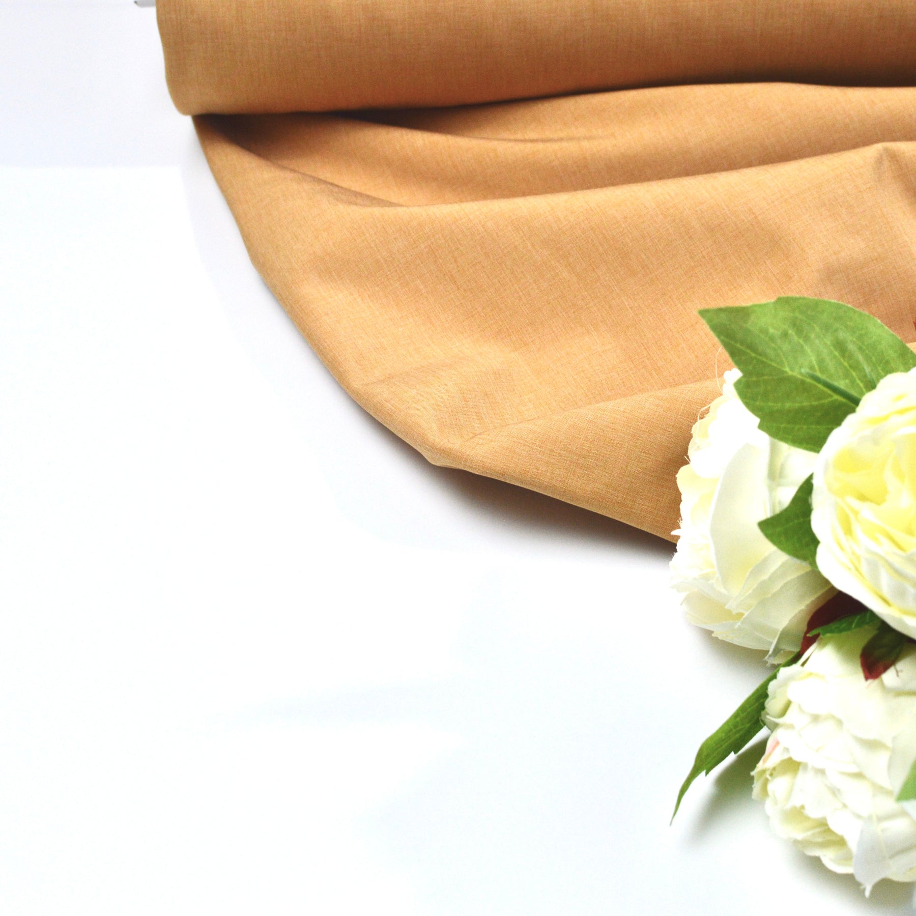 Softshell - melange honiggelb Fabric poshpinks