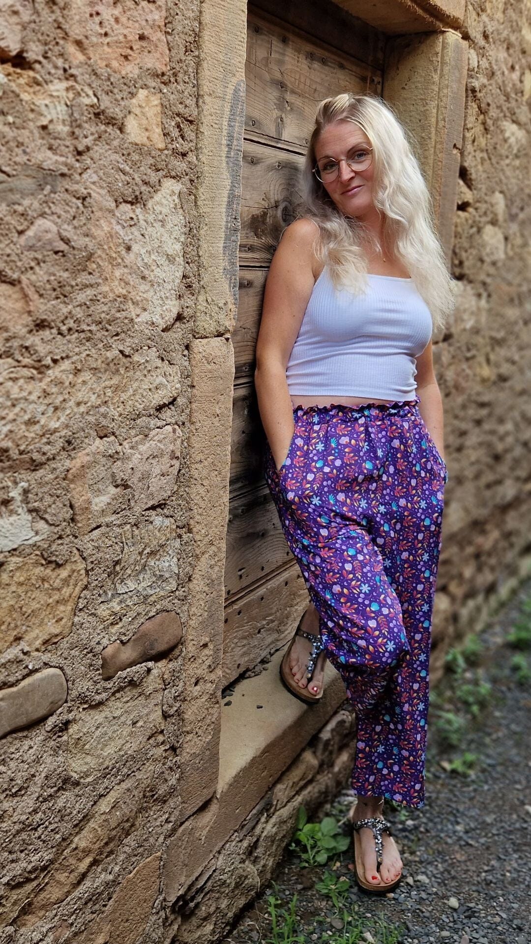 Viskose - Dopamine - Velvet Peri Fabric poshpinks