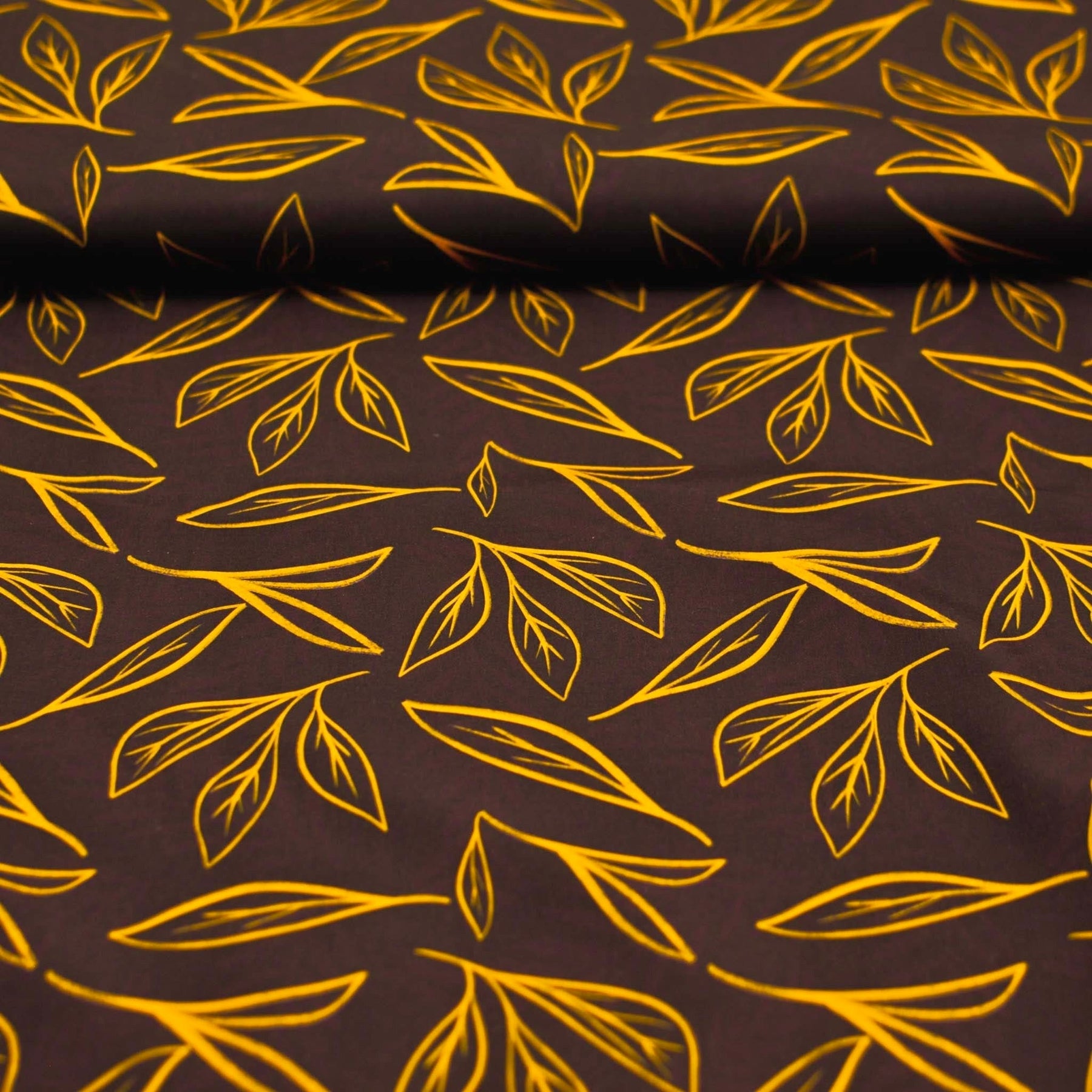 Softshell Brushed - Azul - Dark Amber Fabric poshpinks