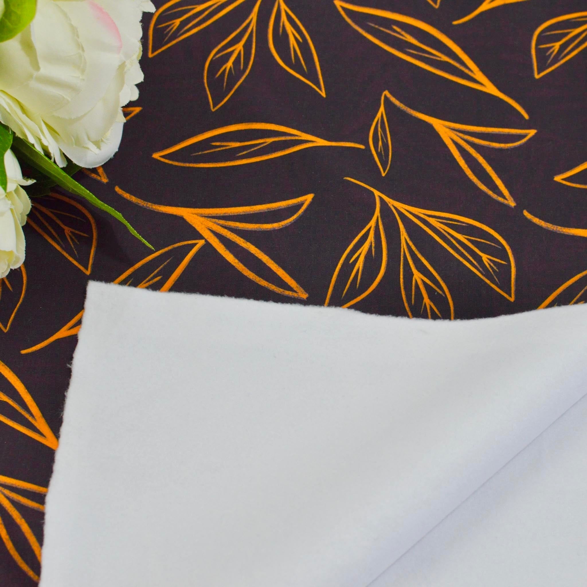 Softshell Brushed - Azul - Dark Amber Fabric poshpinks