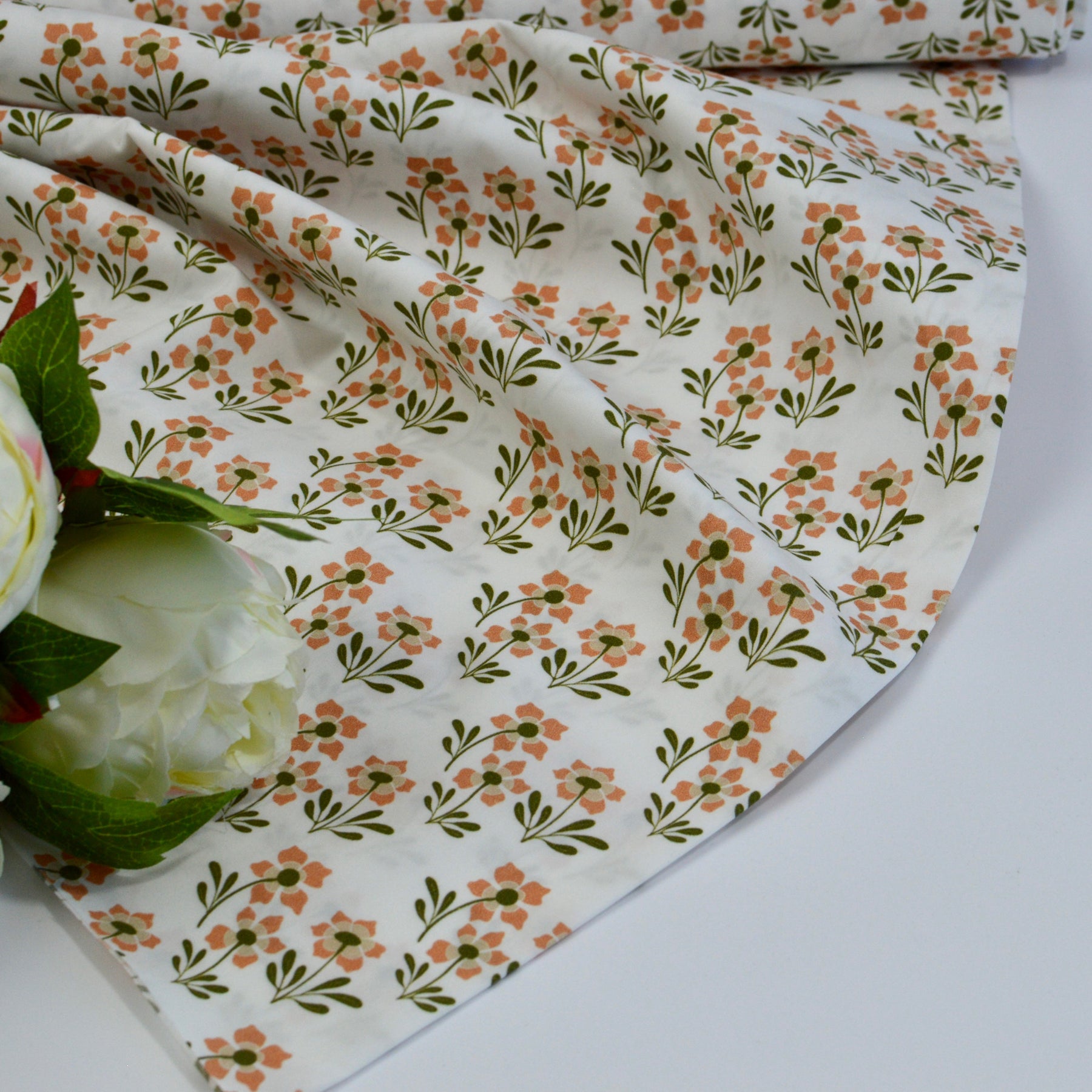 Baumwoll Popeline - Elodie blanc Fabric poshpinks