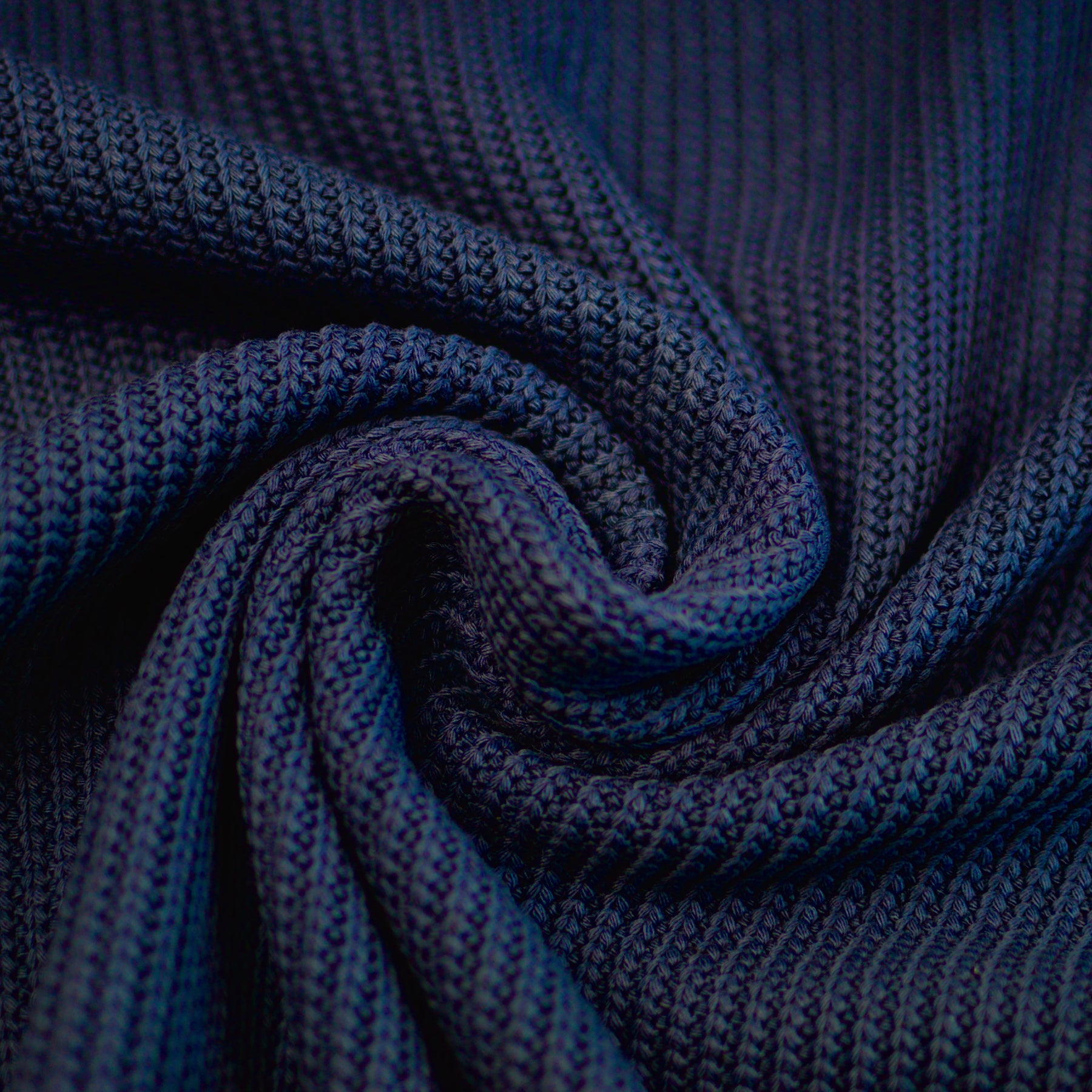 Big Knit - dunkelblau Fabric poshpinks