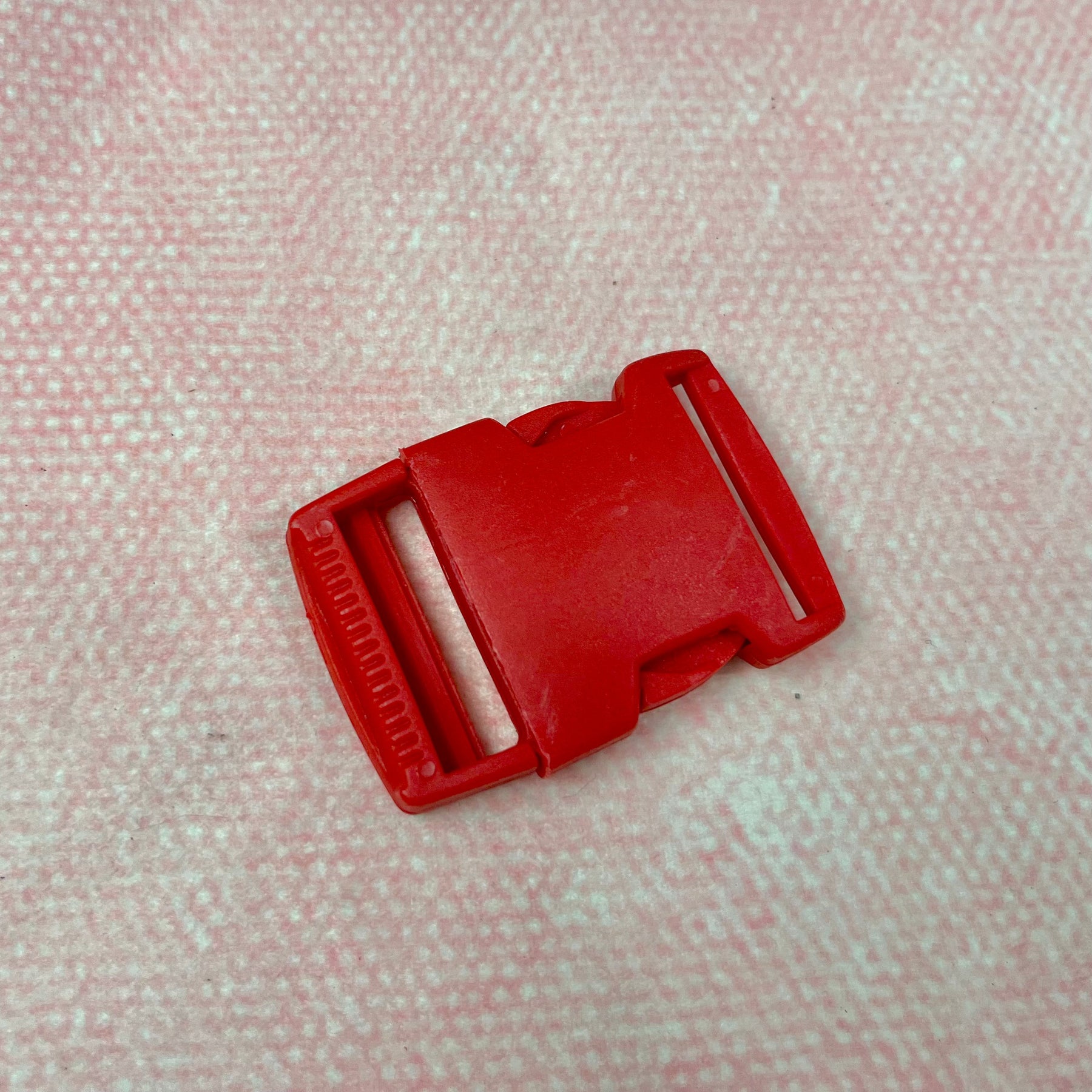 Steckschloss Schnalle Kunststoff tomatenrot 30 mm Stück poshpinks