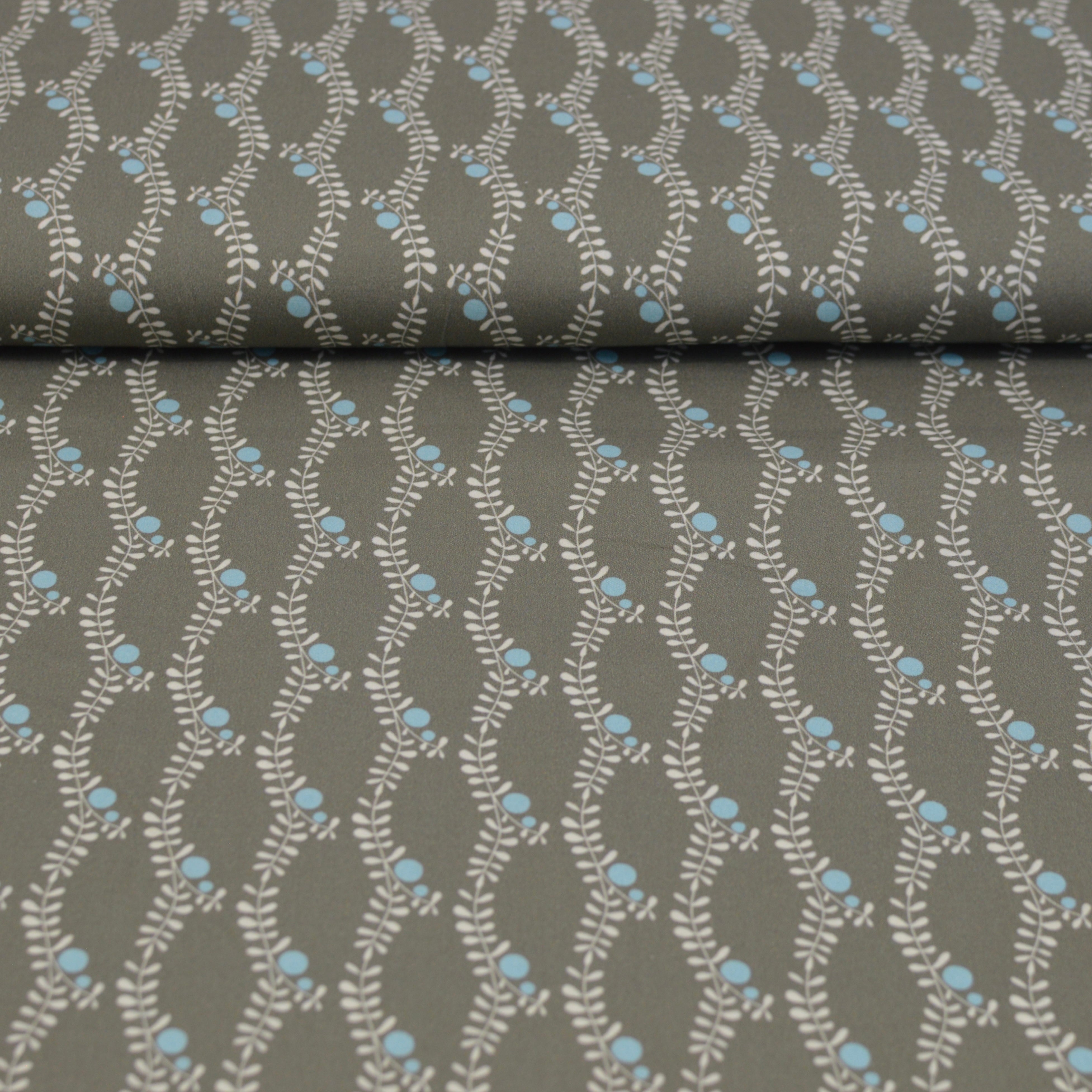 Baumwoll Popeline - Hilla taupe Fabric poshpinks
