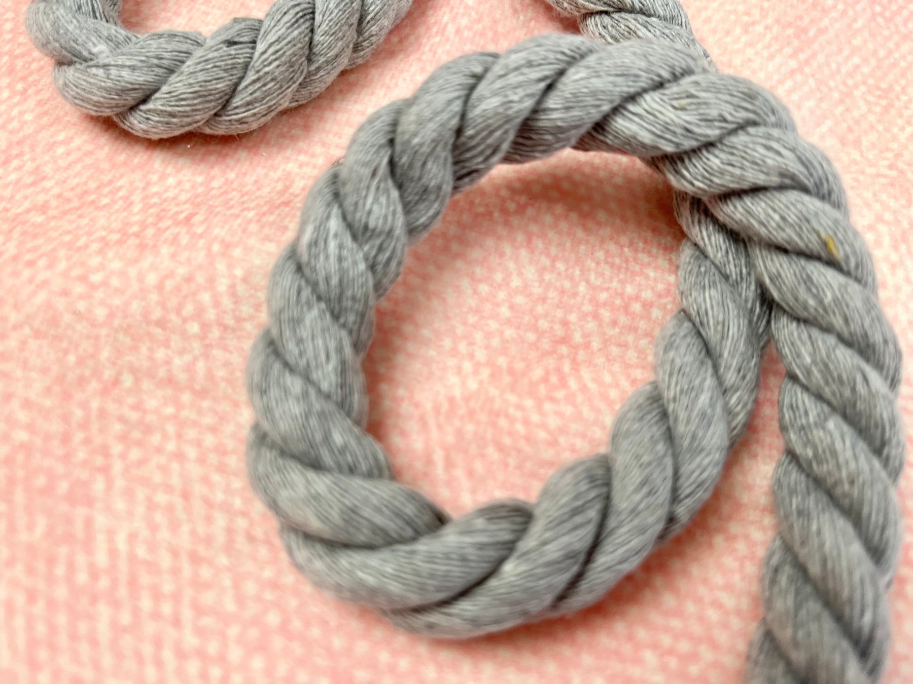 Hoodiekordel Baumwolle 12 mm hellgrau Fabric poshpinks