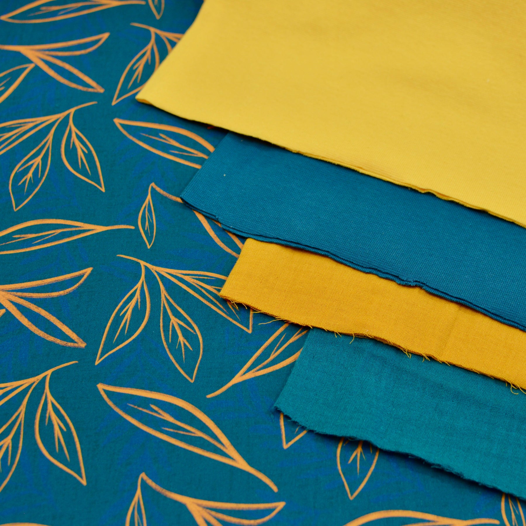 Softshell Brushed - Azul - Dark Emerald Fabric poshpinks